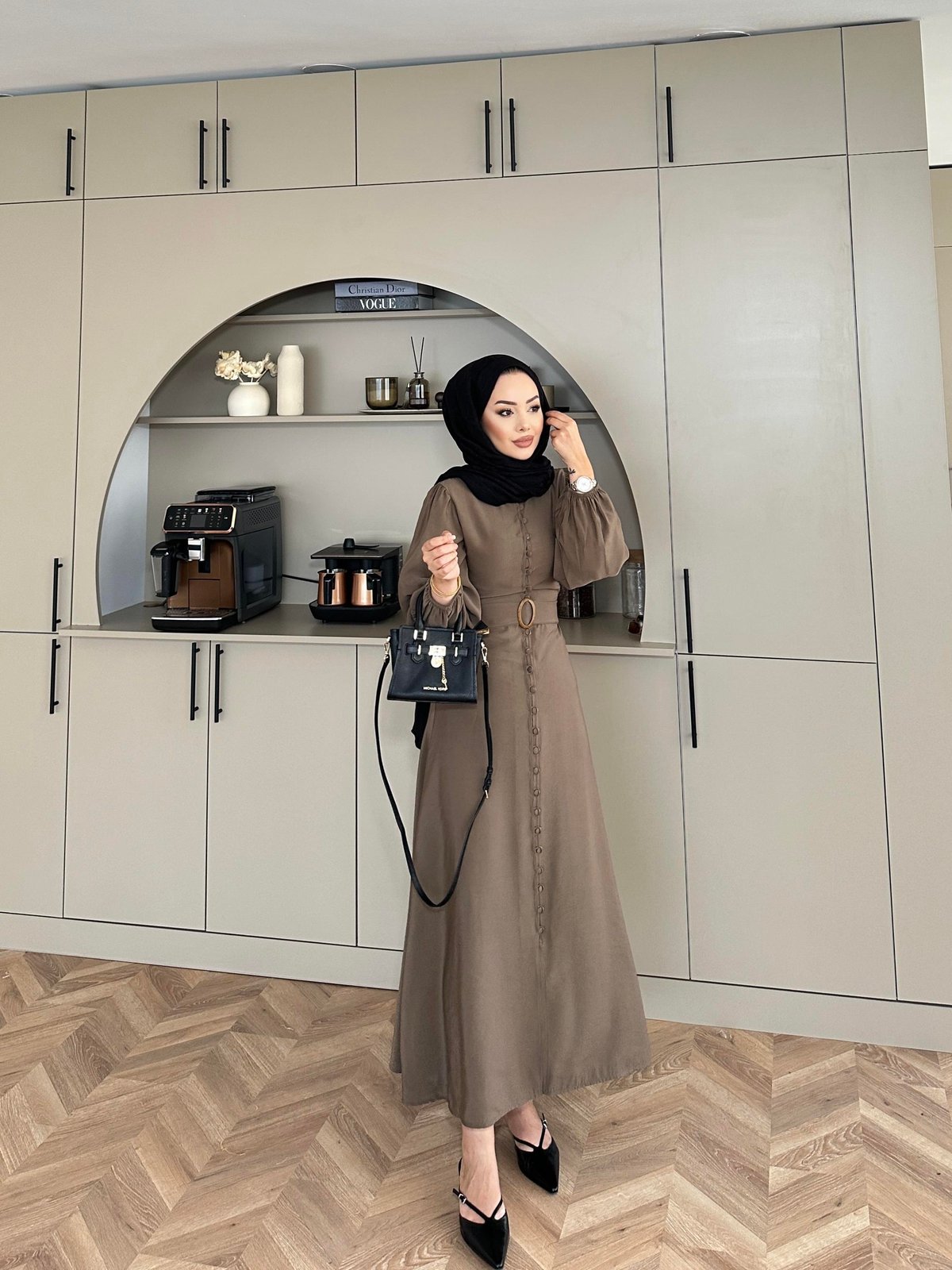 Alice Tencel Brown Dress