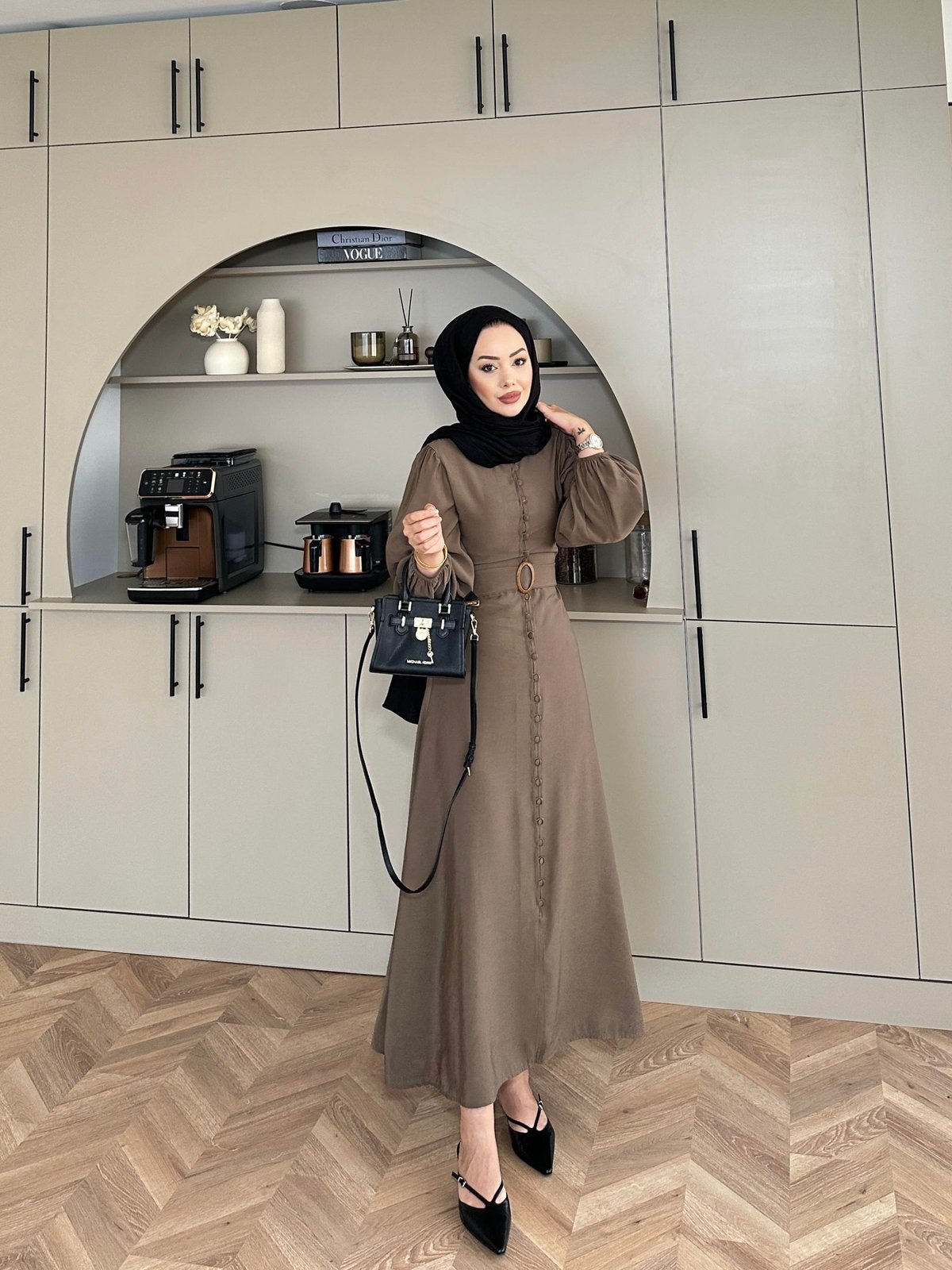 Alice Tencel Brown Dress