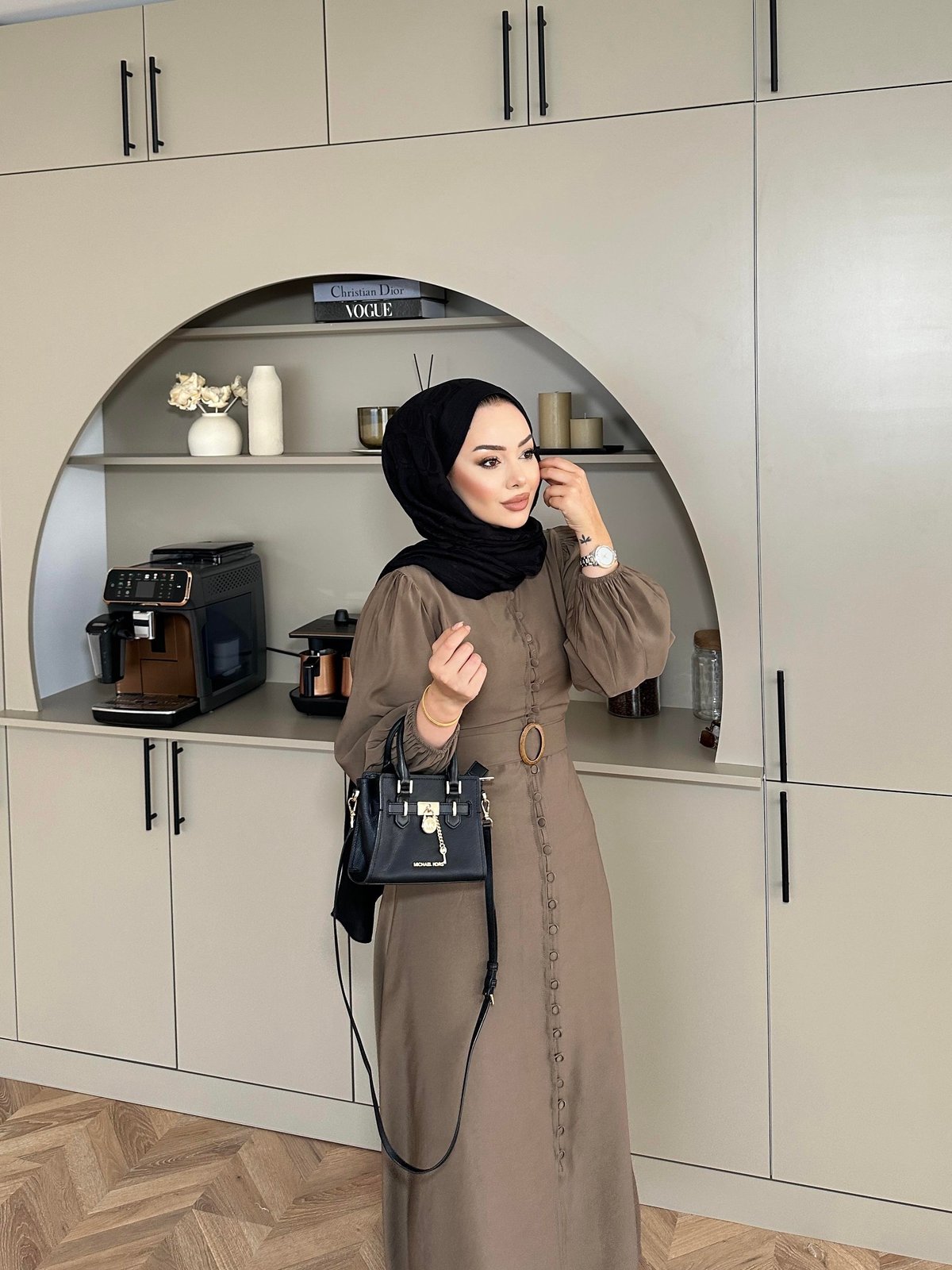 Alice Tencel Brown Dress