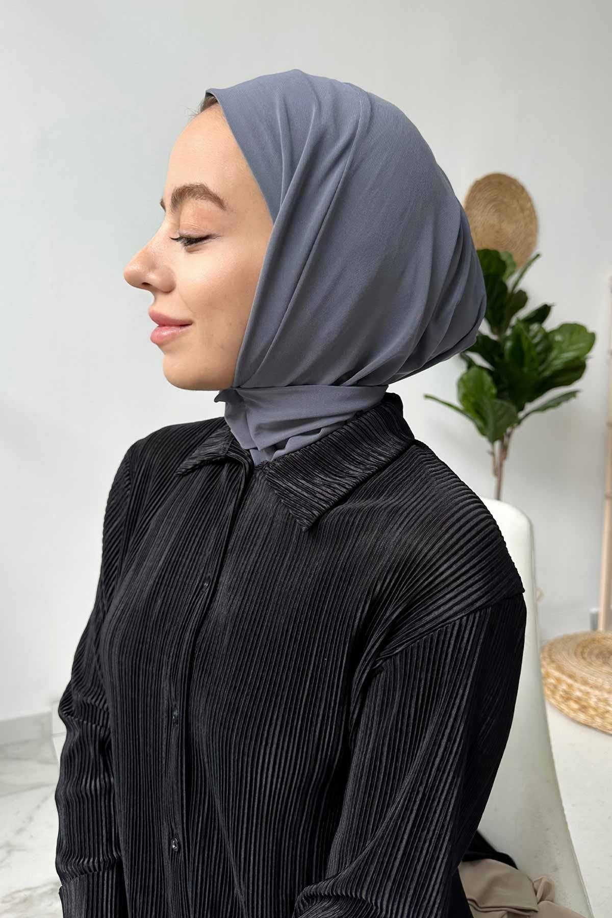 Snap-Button Swim Hijab Cap