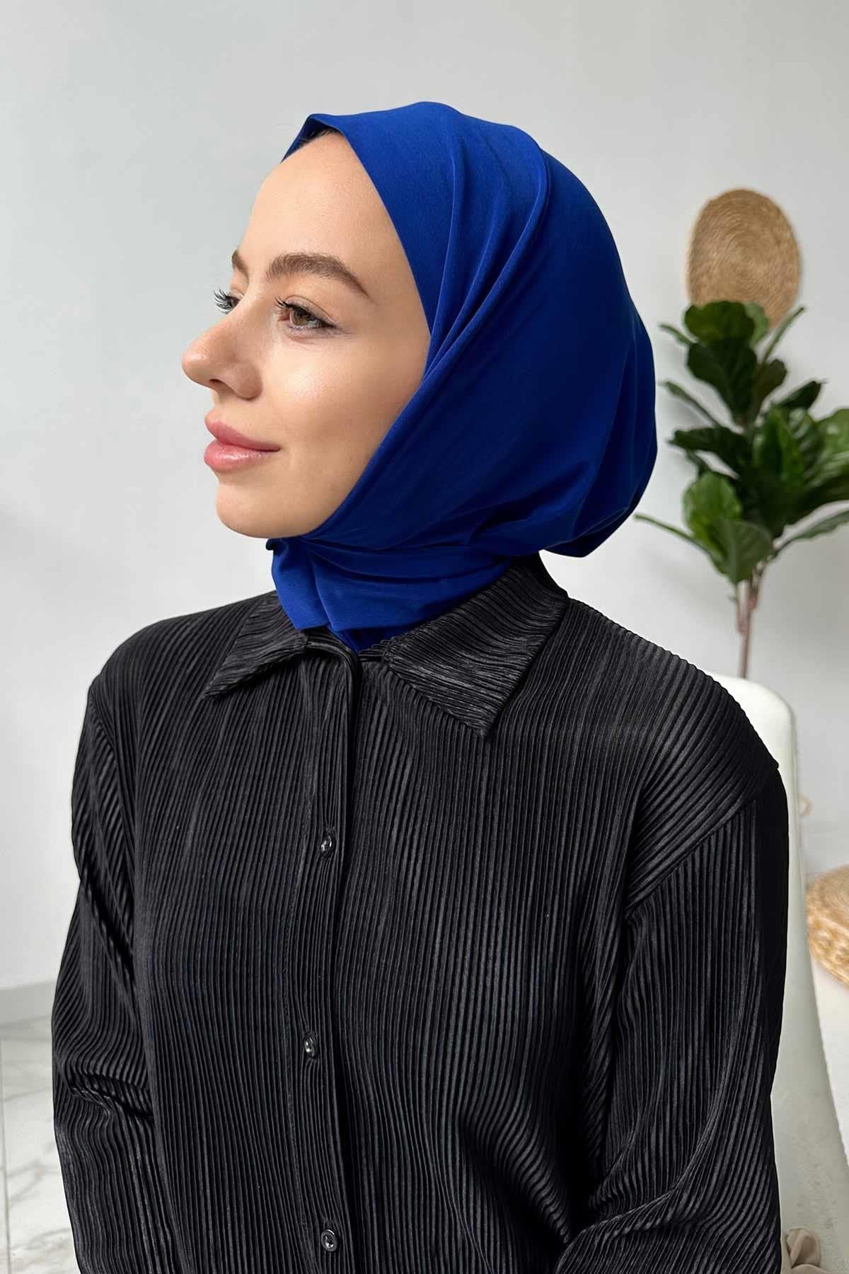 Snap-Button Swim Hijab Cap