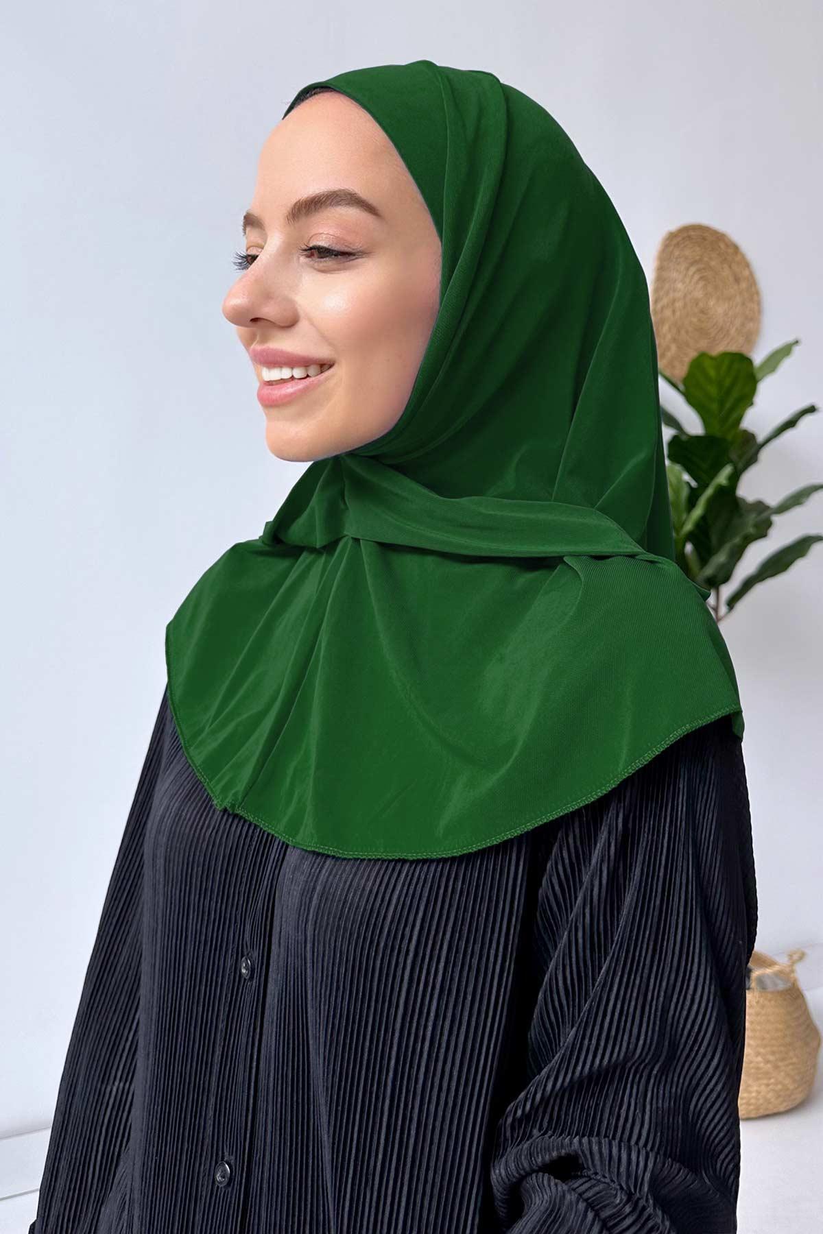 Snap-Button Swim Hijab Cap