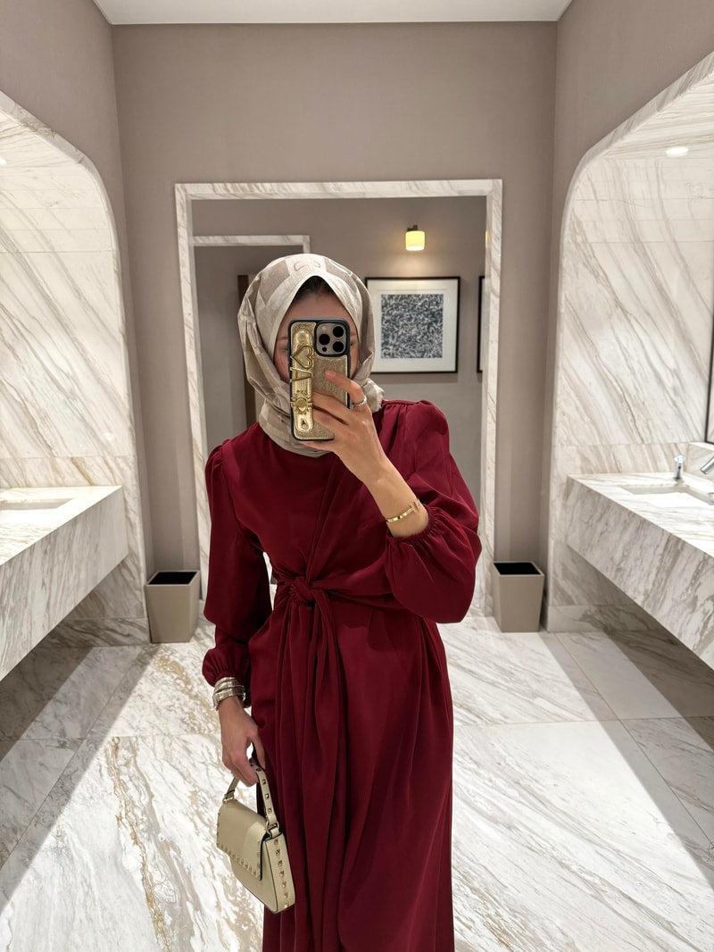 Lady Long Dress - Burgundy Size 2