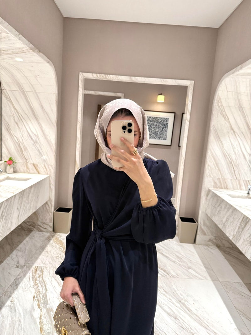 Lady Long Dress - Navy Size 2
