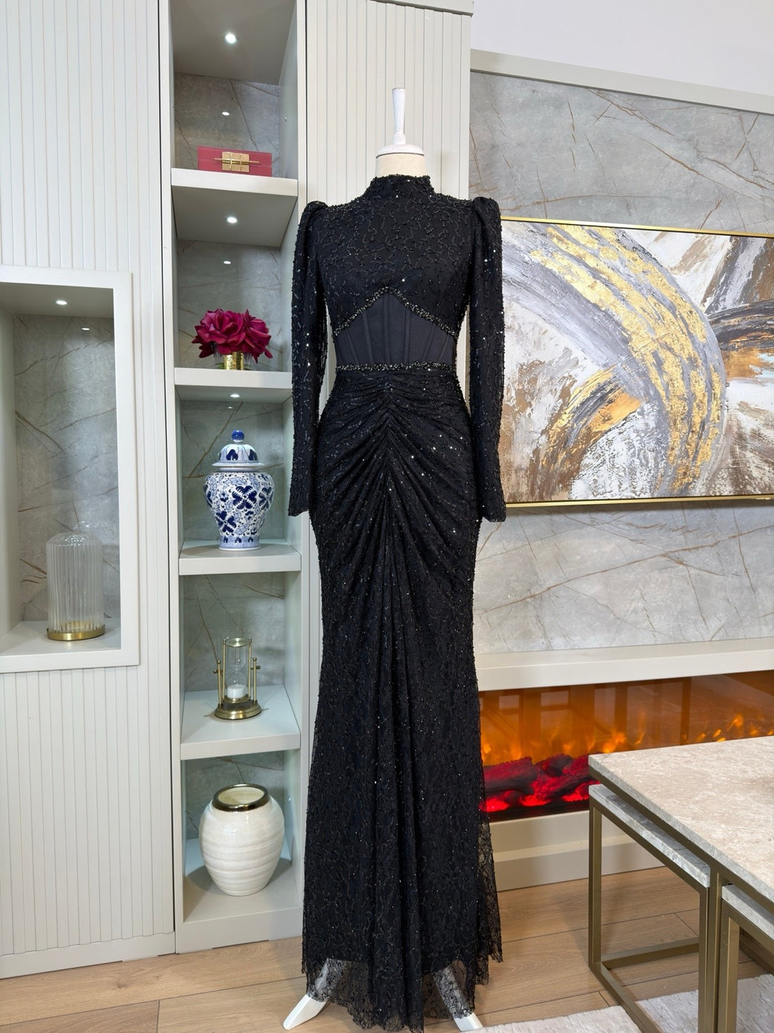Black Dahlia original garment front view