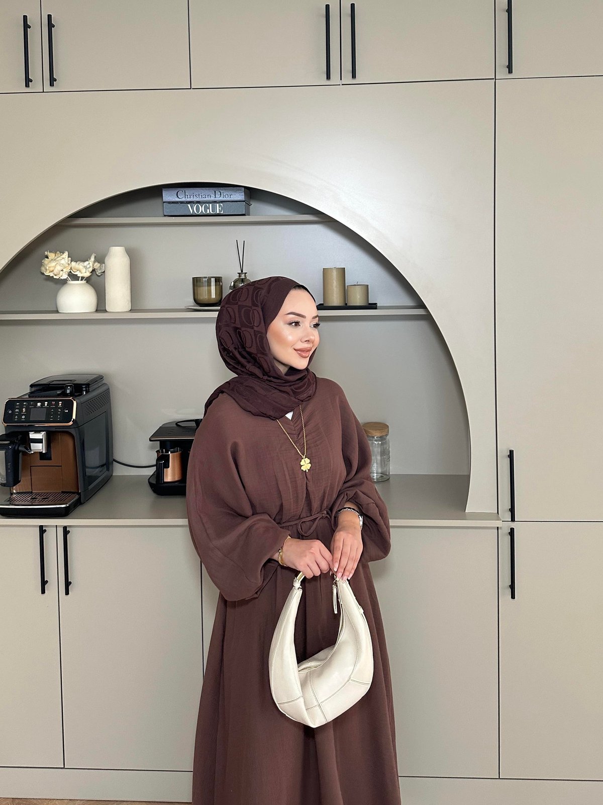 Dean Brown Muslin Dress
