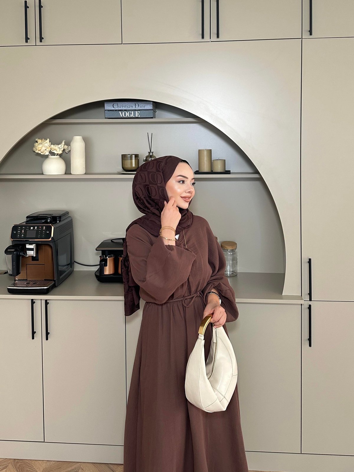 Dean Brown Muslin Dress