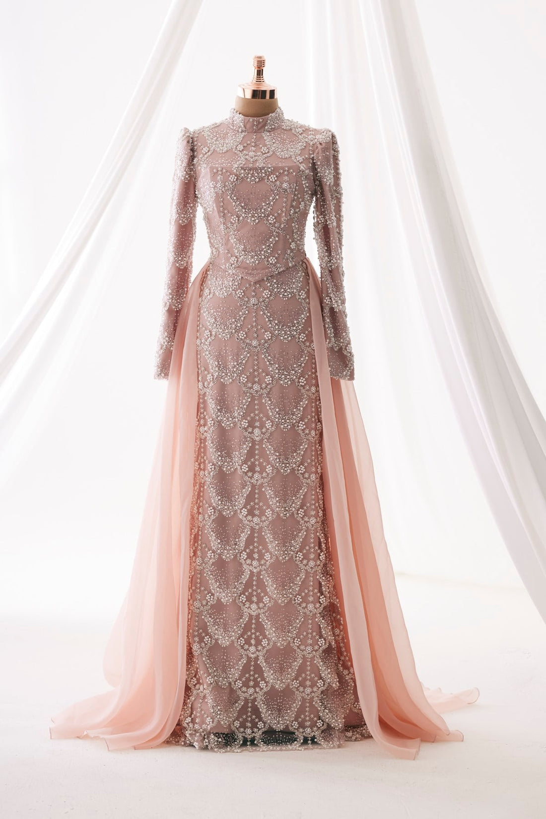 Diana Evening Gown - Powder Pink