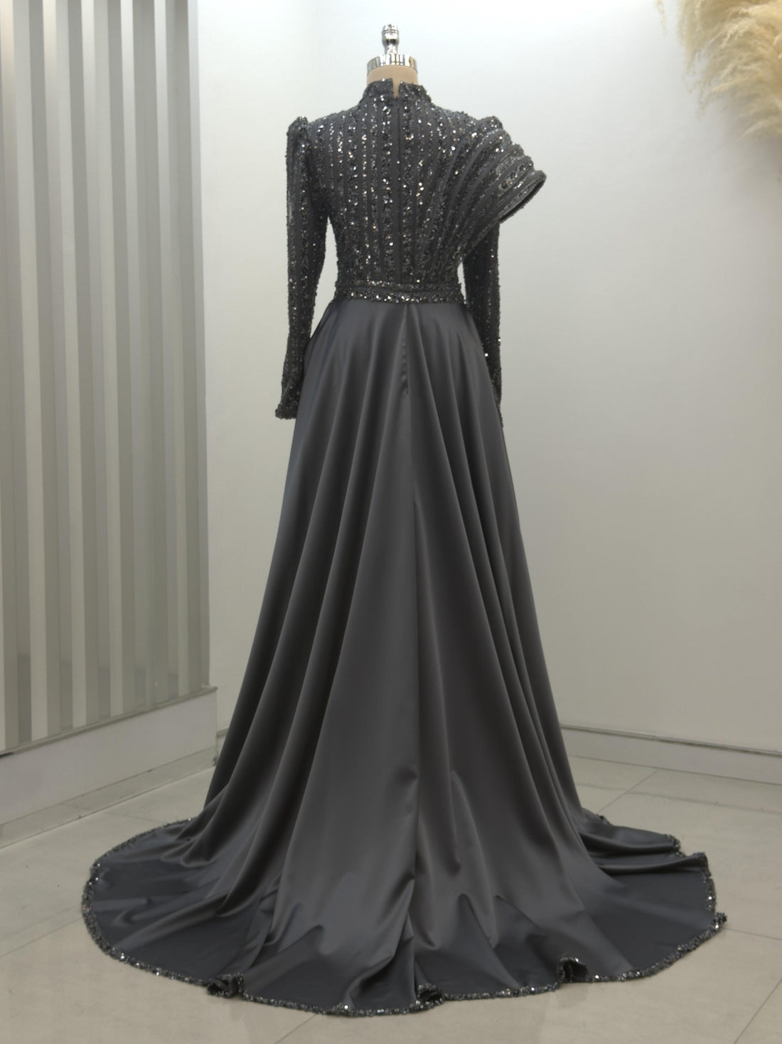 Elegance Evening Dress - Anthracite - view 4