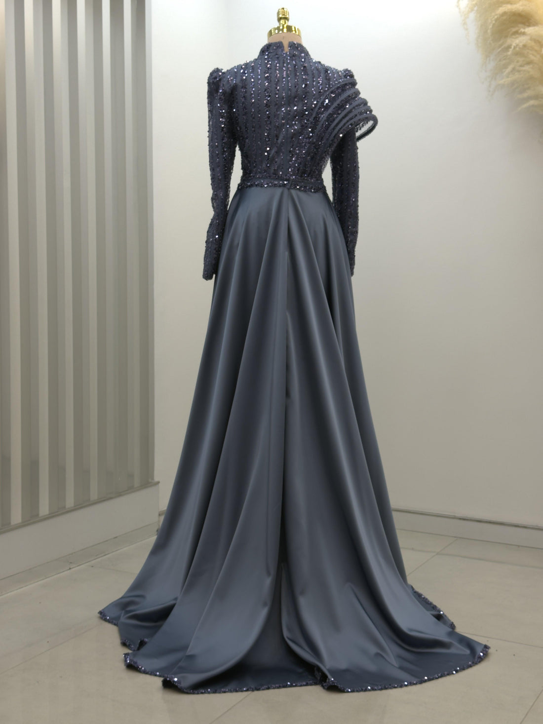 Elegance Evening Dress - Indigo - view 3