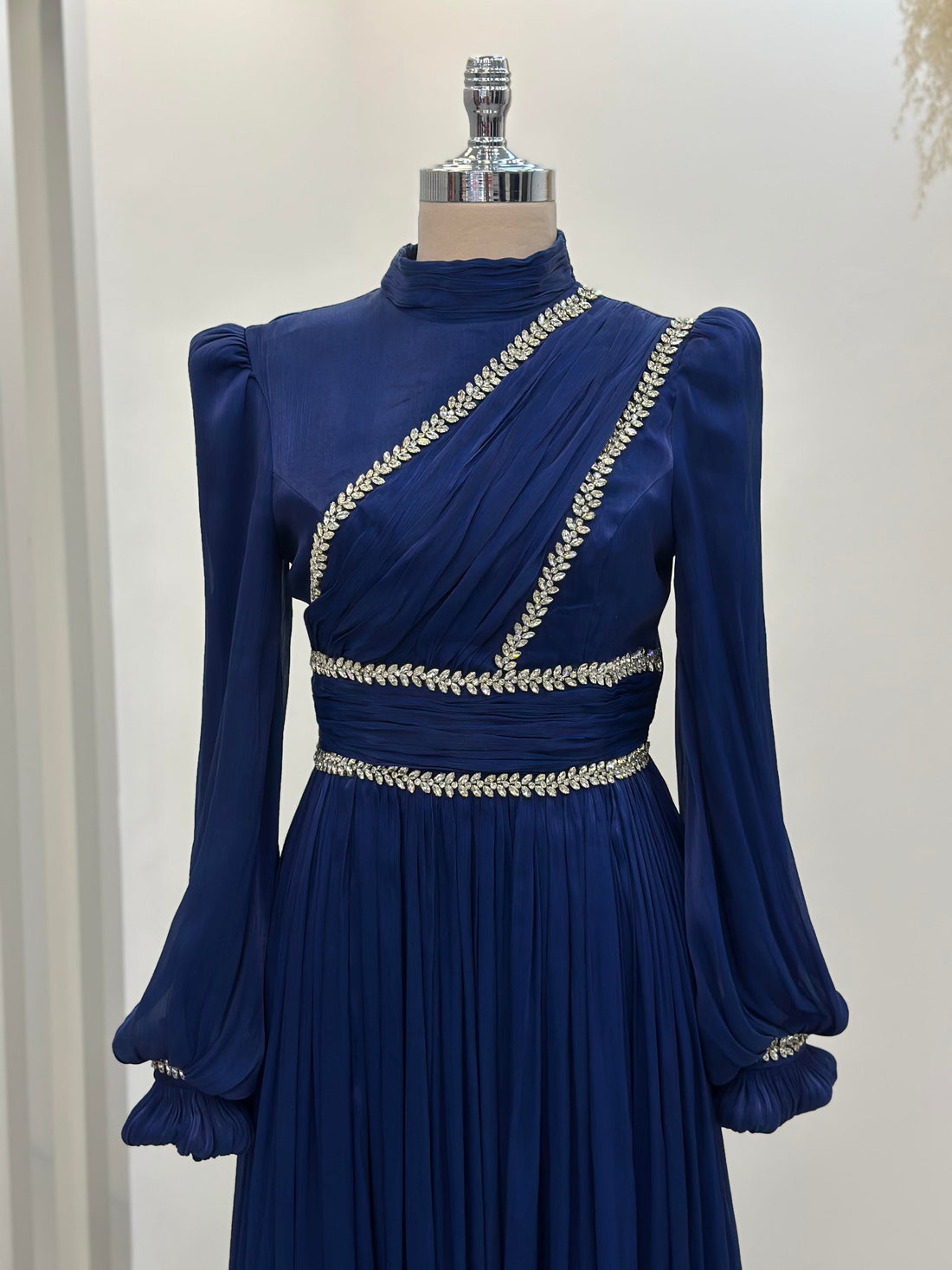 Hermonie Evening Dress - Navy - view 2
