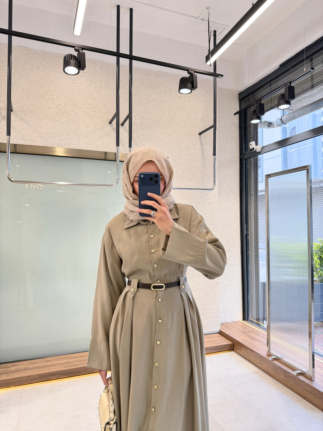 Premium Tencel™ Dress - Khaki