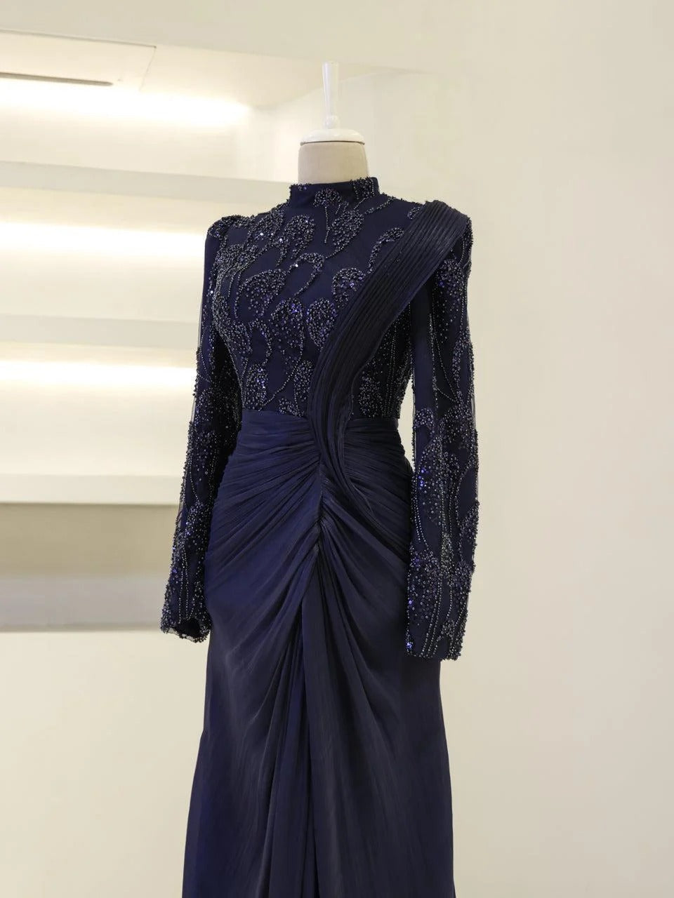 Couture Samira Evening Dress - Navy