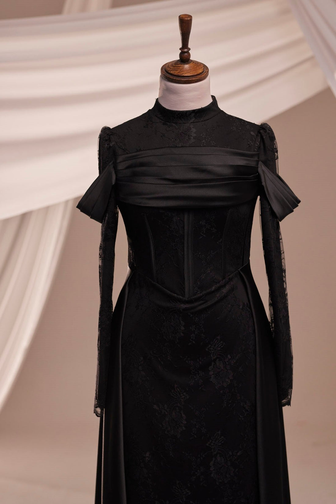Dante Black Evening Gown