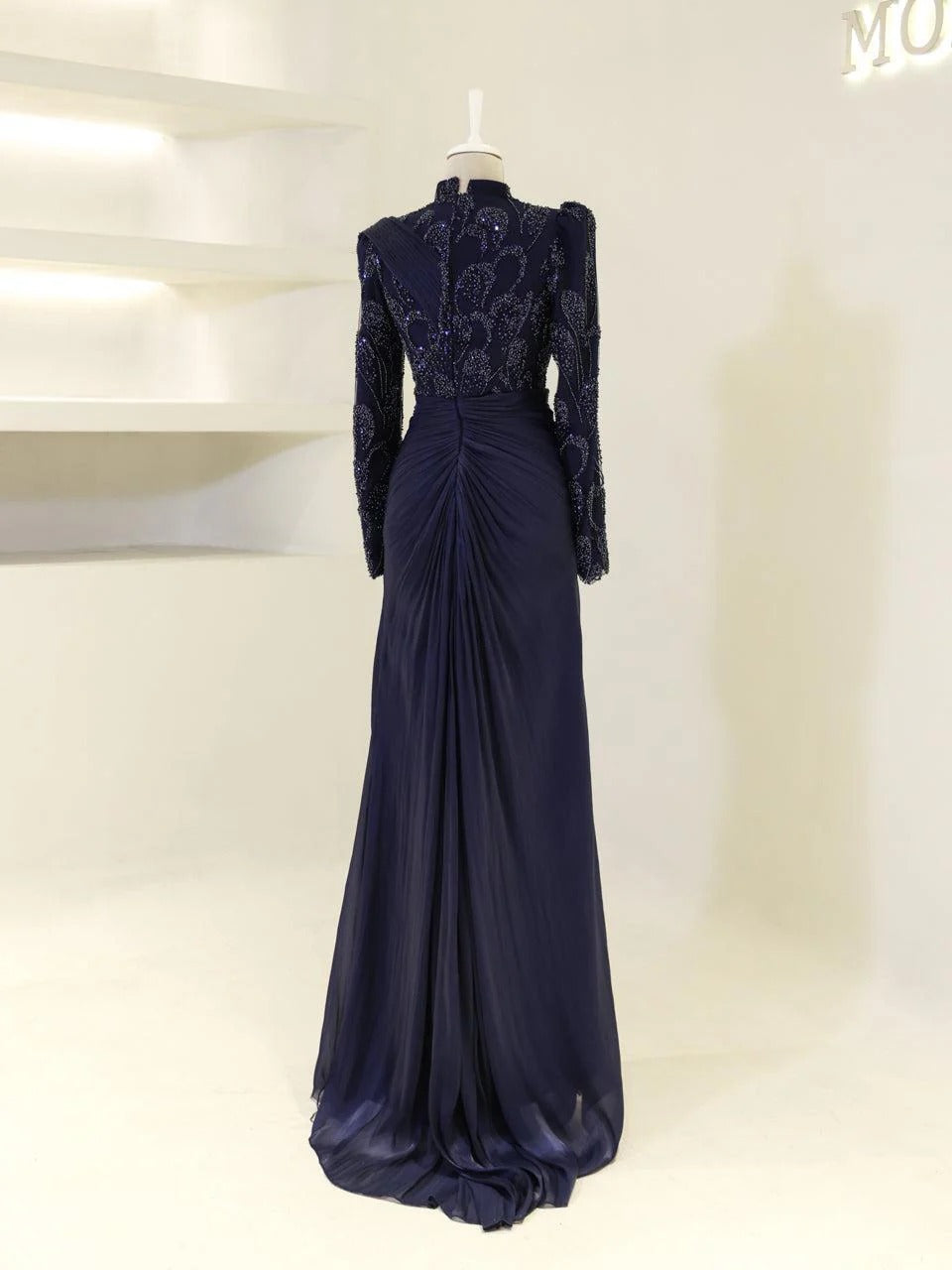 Couture Samira Evening Dress - Navy