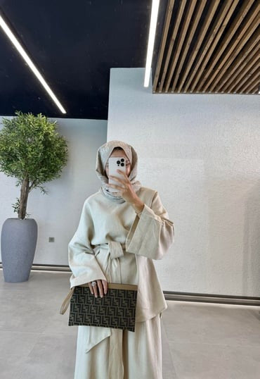 Two-Piece Premium Linen Outfit