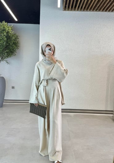 Two-Piece Premium Linen Outfit