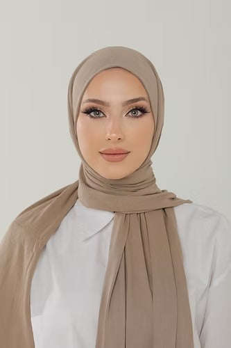 Mink Premium Viscose Jersey Shawl | Luxurious Drape, Non-Slip Fabric
