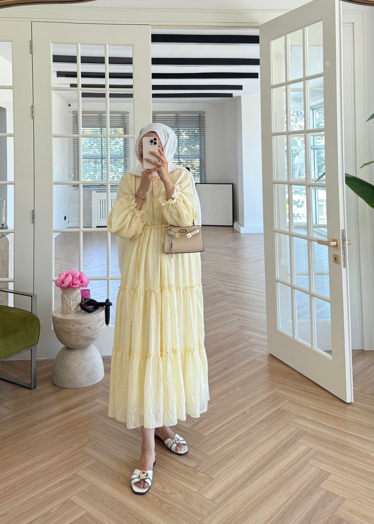 Lightweight Maxi Dress- Butter Yellow