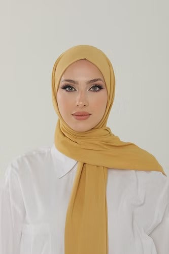 Soft Sunny Premium Viscose Jersey Shawl | Luxurious Drape, Non-Slip Fabric