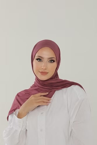 Purple Orchide Premium Viscose Jersey Shawl | Luxurious Drape, Non-Slip Fabric
