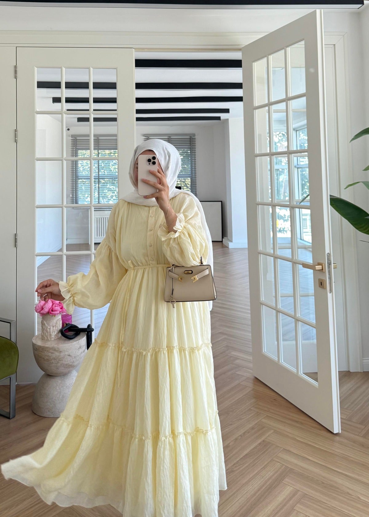 Lightweight Maxi Dress- Butter Yellow