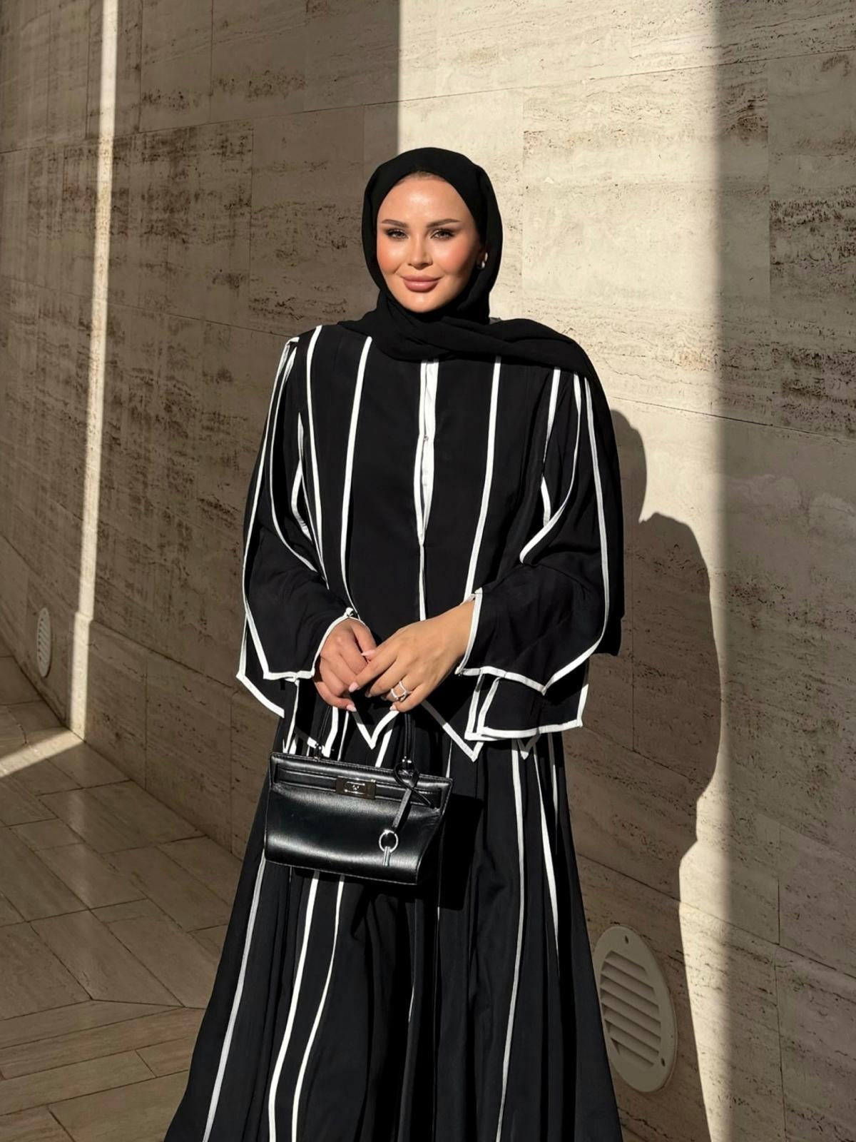 Doha Skirt Set – Black