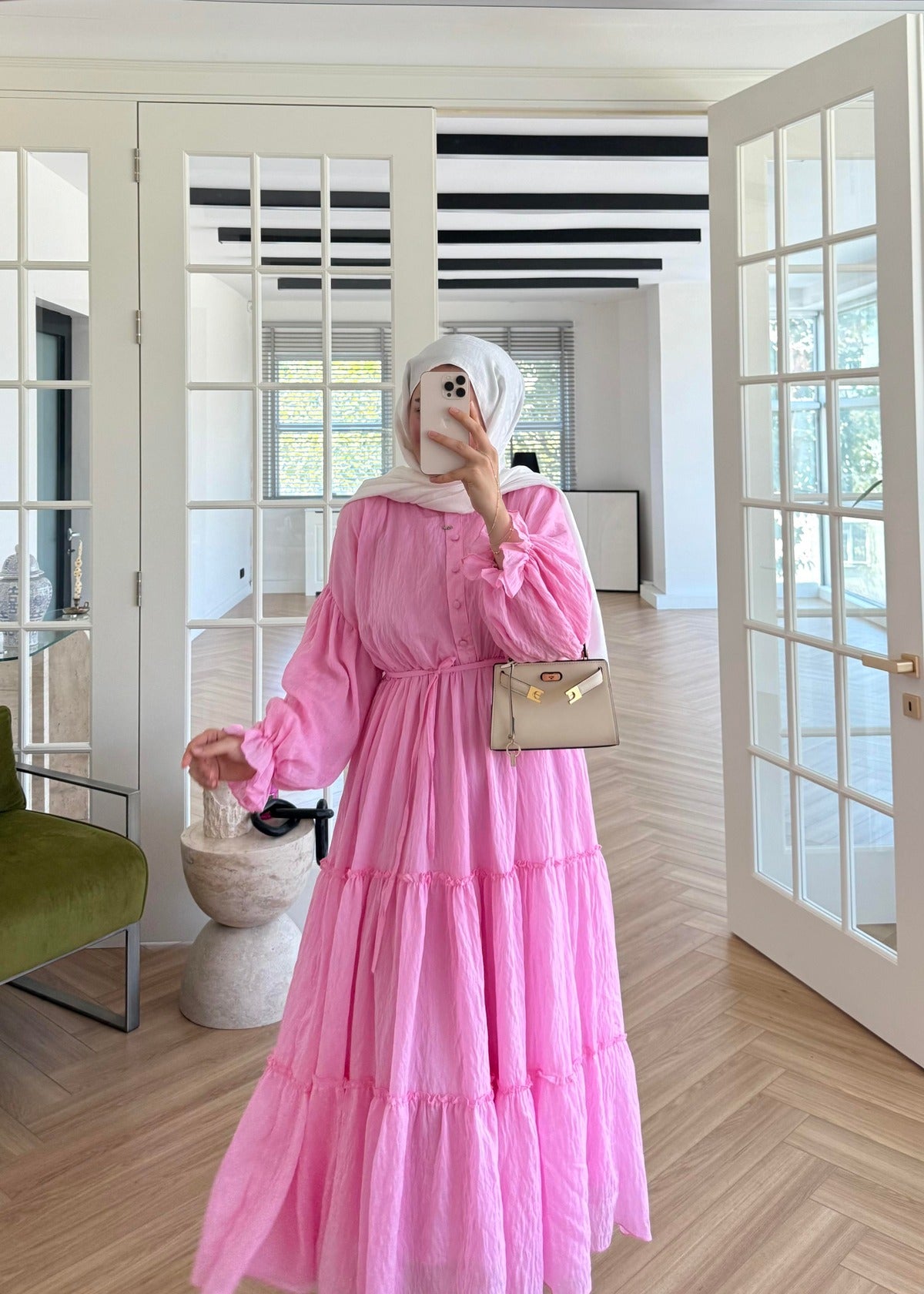 Lightweight Maxi Dress- Pink