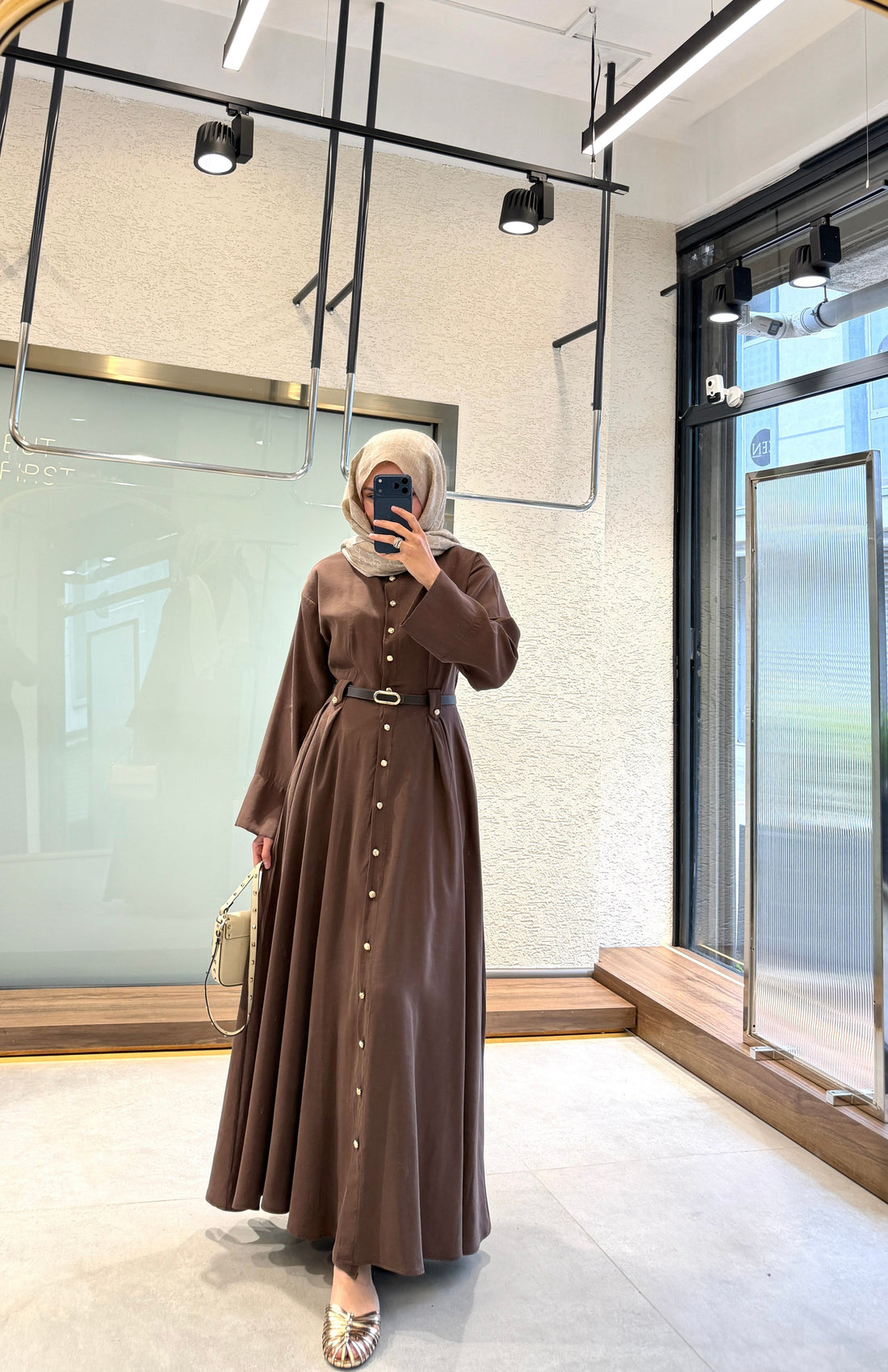 Premium Tencel™ Dress - Brown
