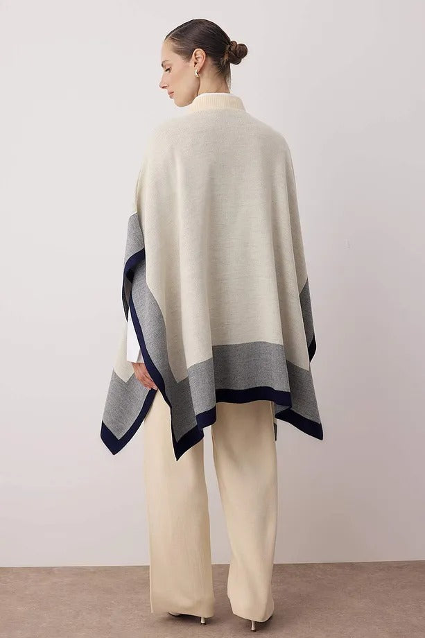 Navy Relaxed Pique Knit Two-Piece Set