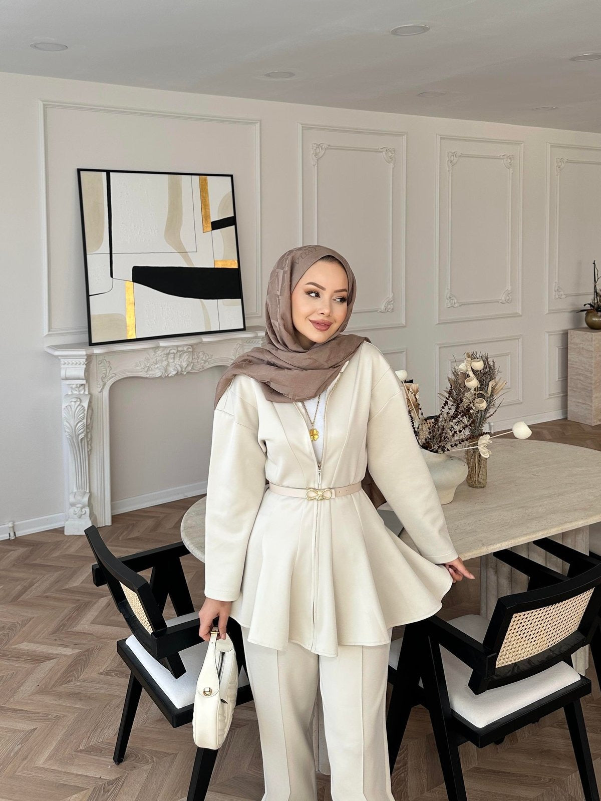 Premium Scuba Fabric Two-Piece Set