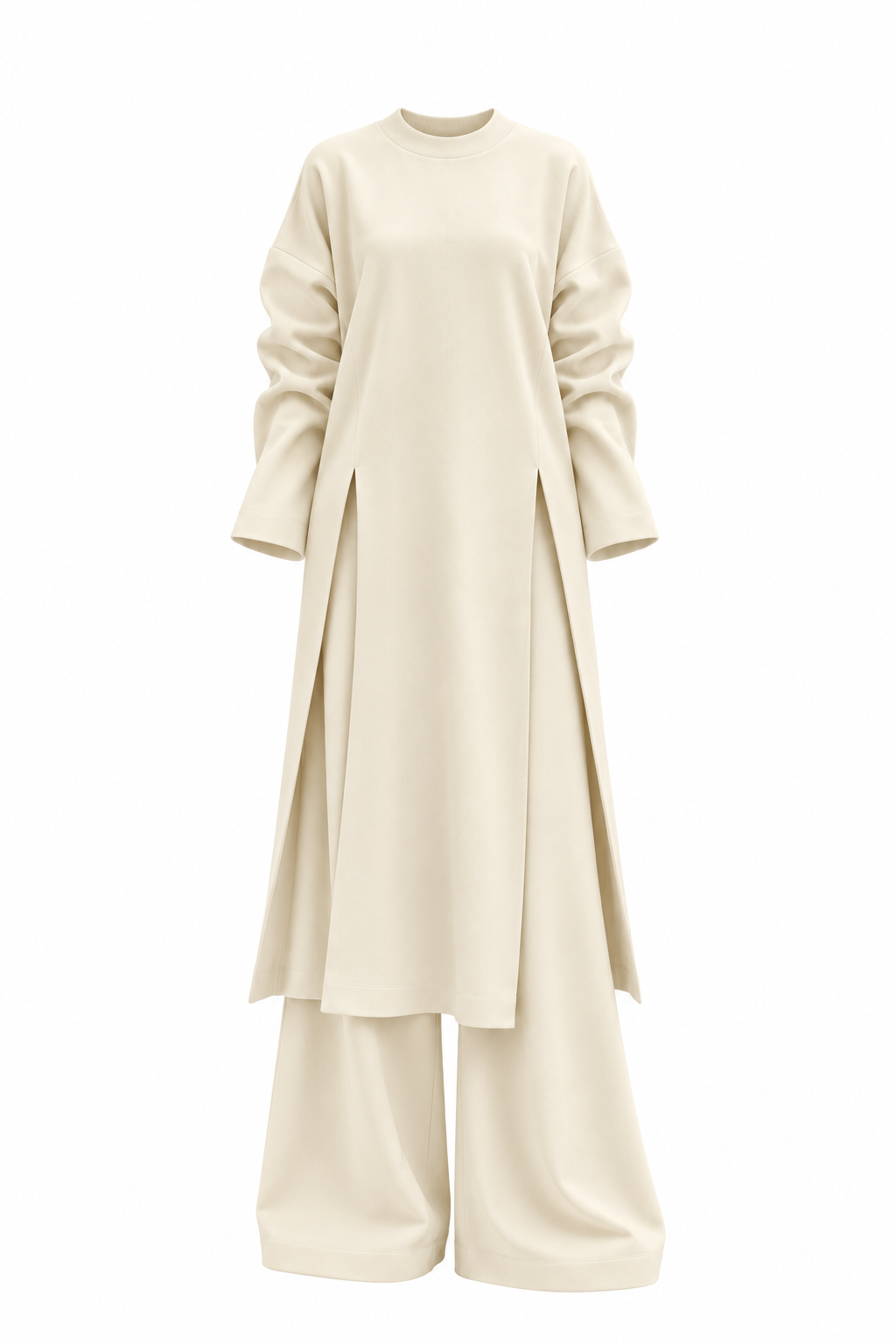 Mirea Knit Two-Piece Set – Ecru