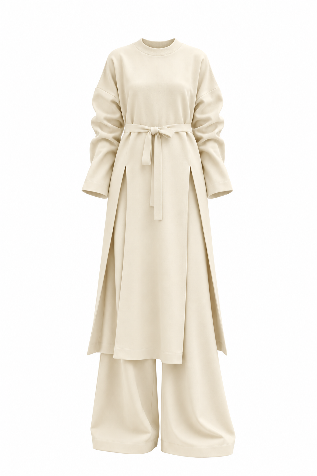 Mirea Knit Two-Piece Set – Ecru
