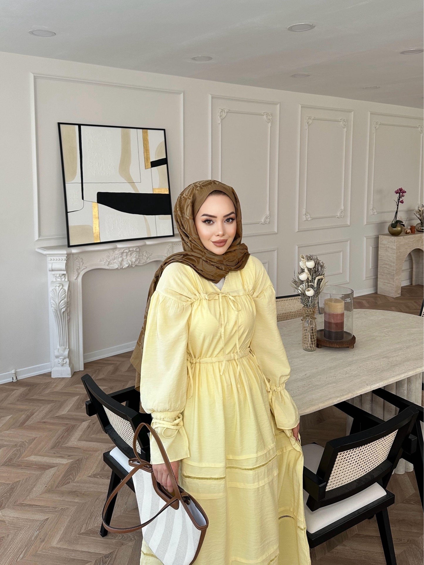 Modal Yellow Dress