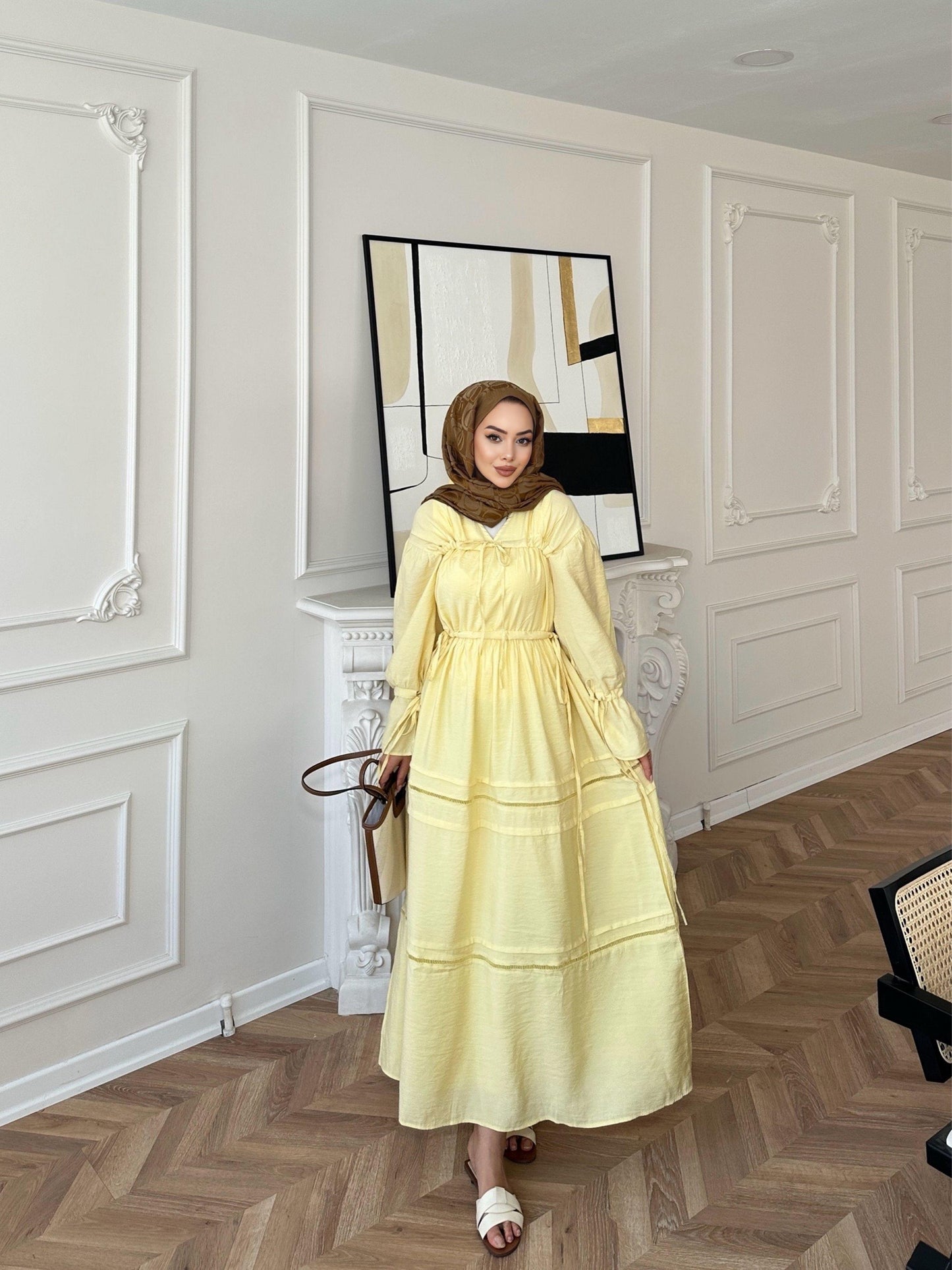 Modal Yellow Dress