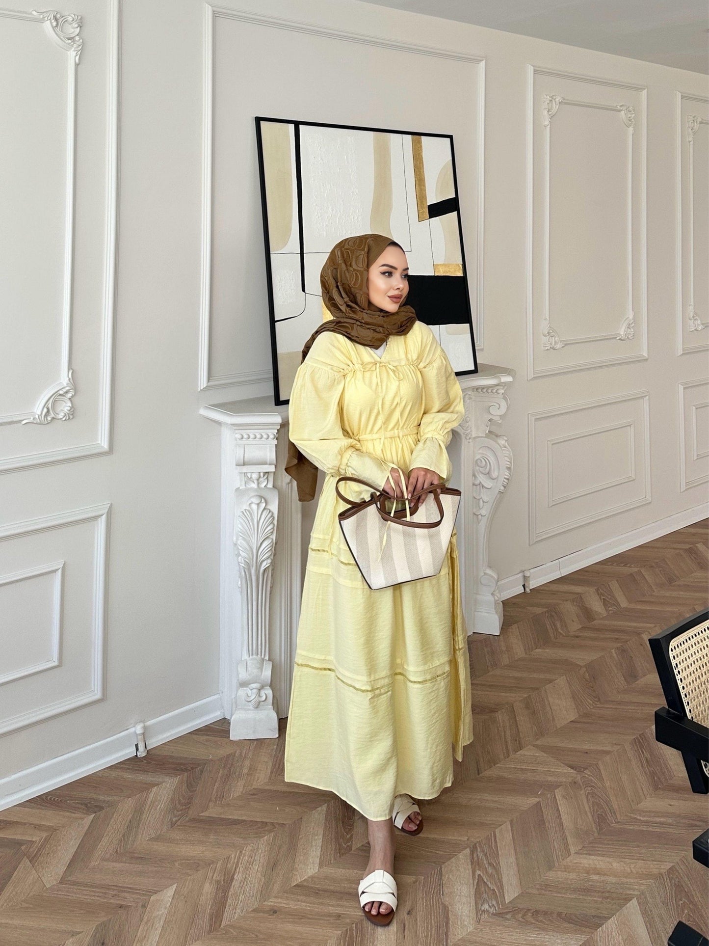 Modal Yellow Dress
