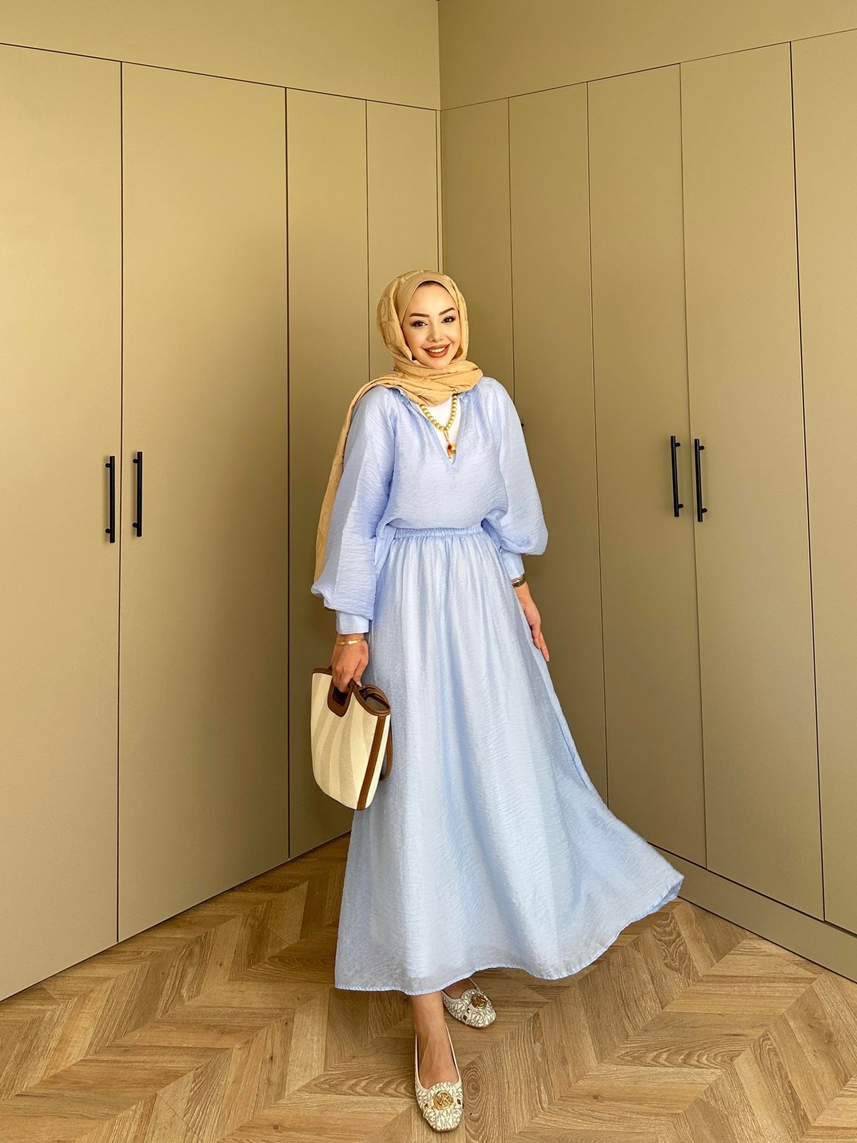 Tulle Blue Skirt Set