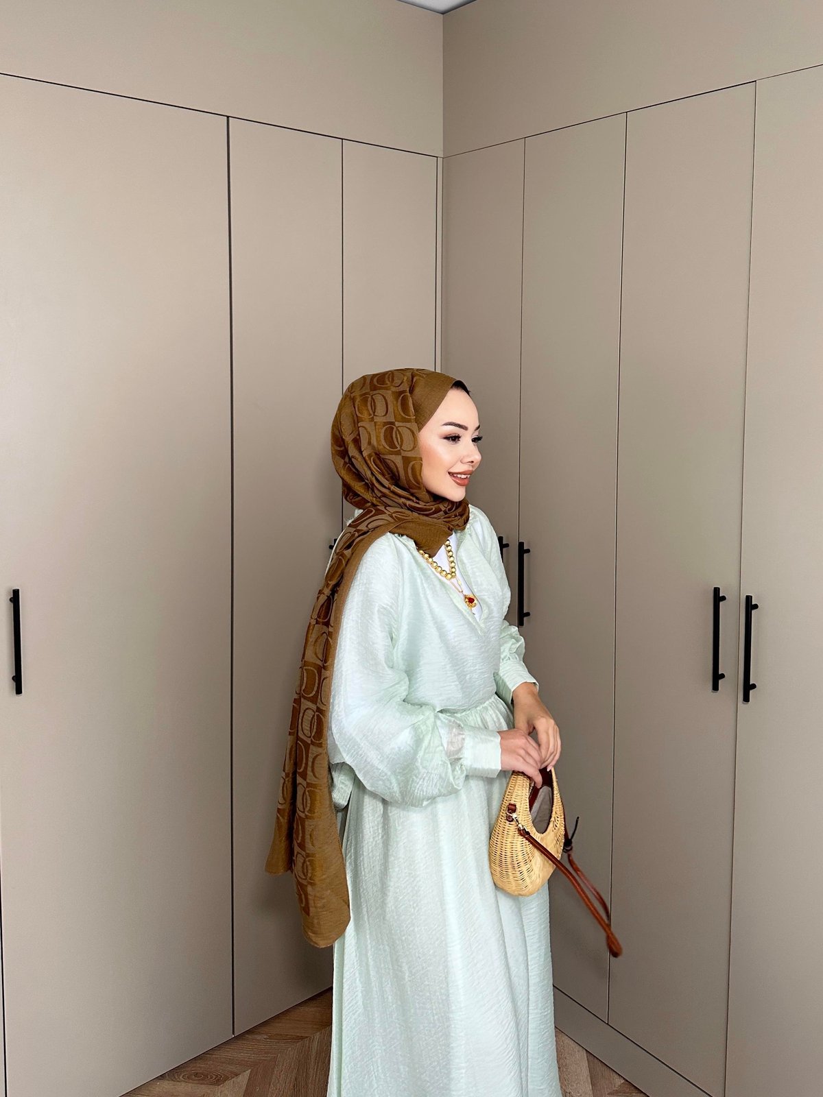 Aqua Green Skirt Set