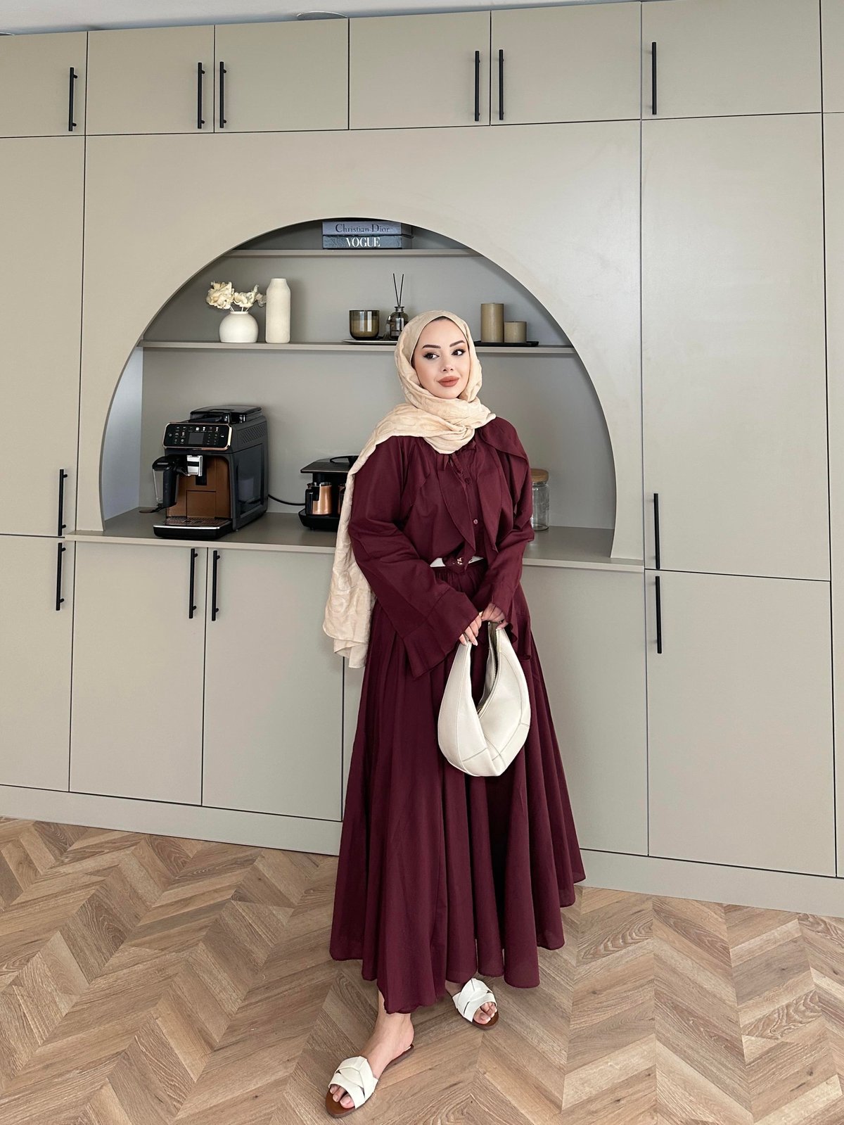 Cotton Voile Purple Skirt Set