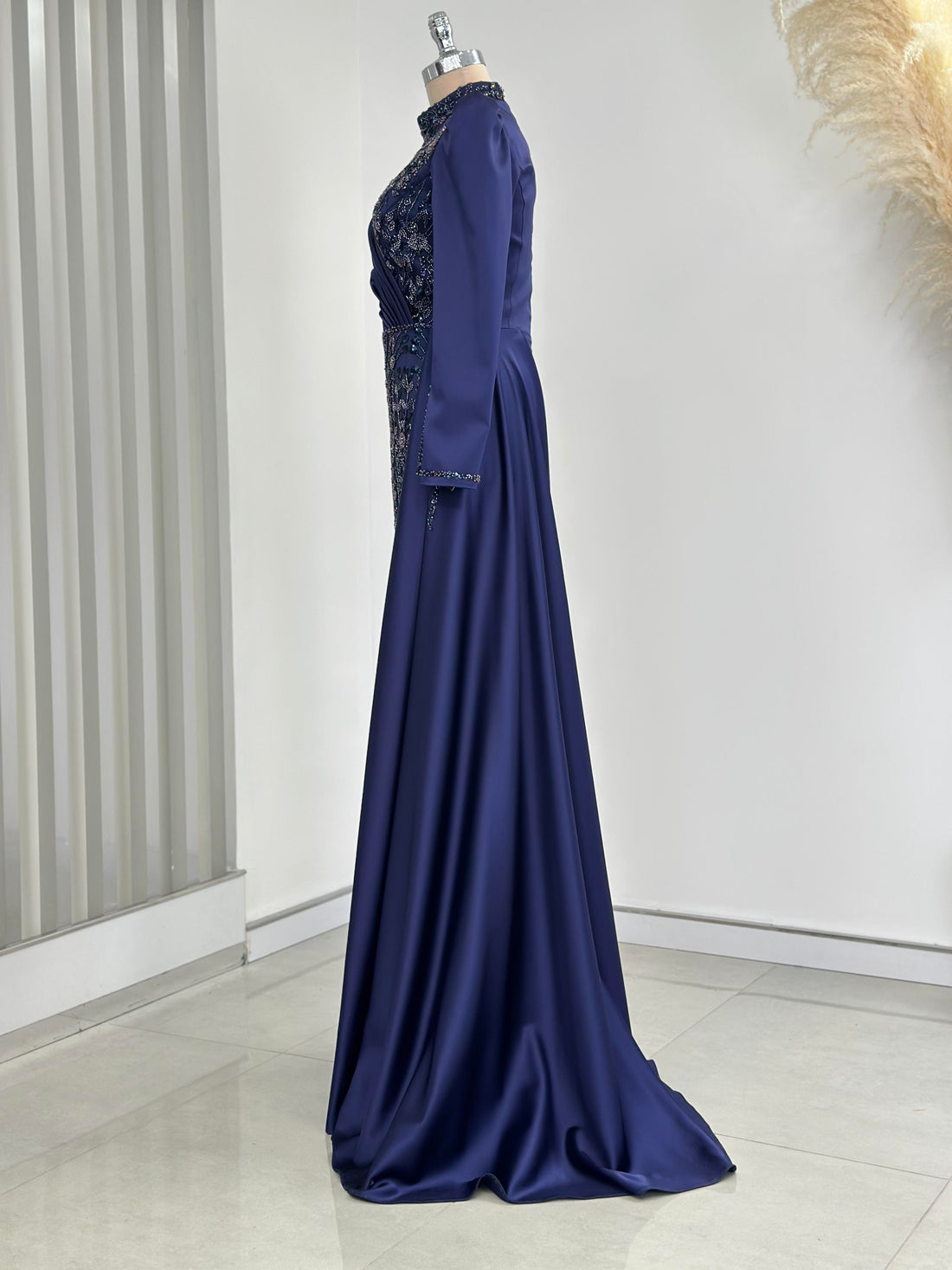 Regina Evening Gown - Navy - view 3