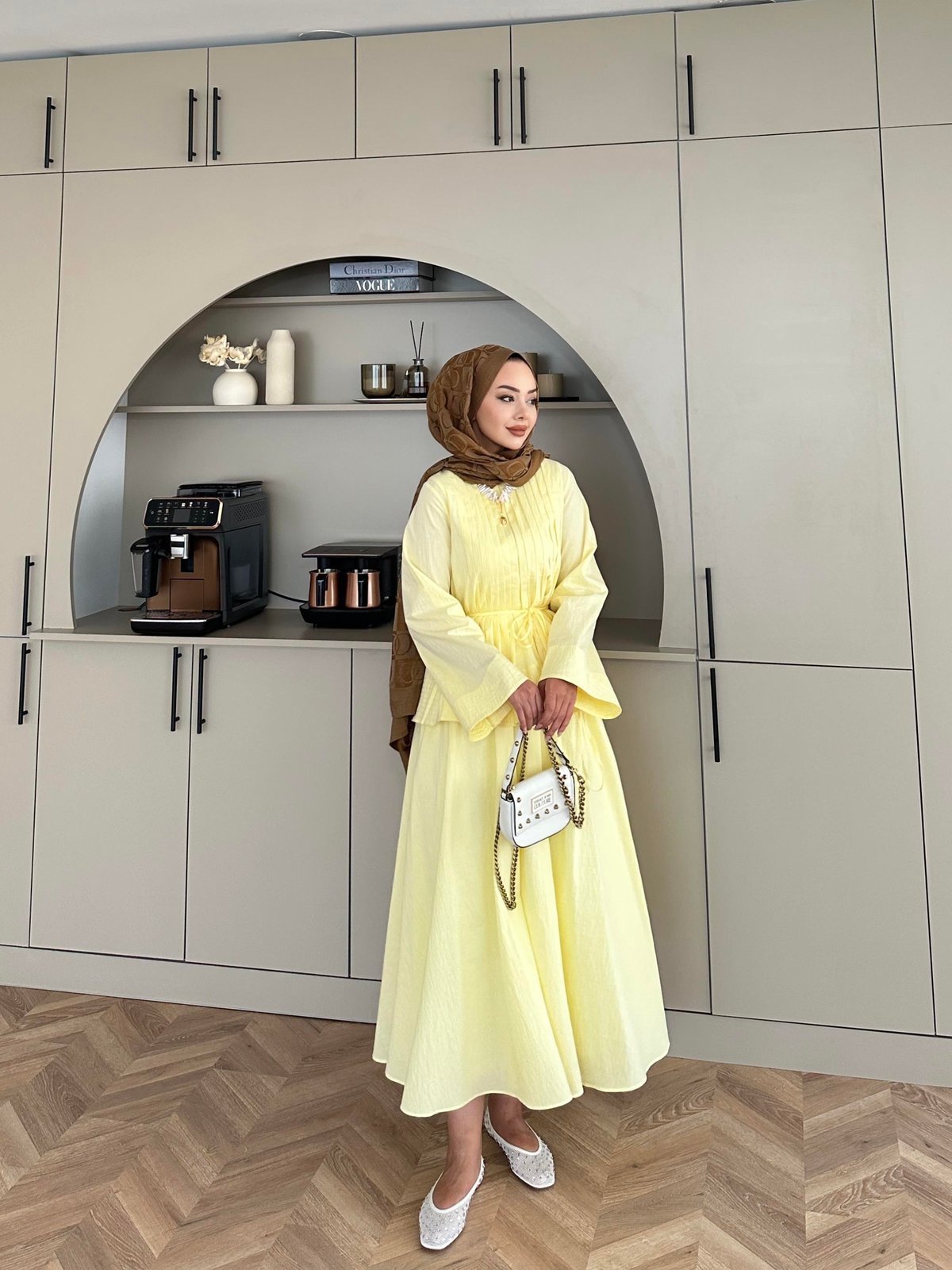 Rita Yellow Skirt Set