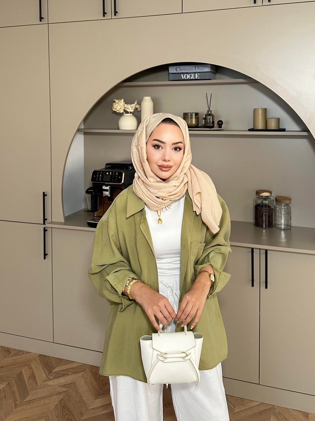 Soof Khaki Buttoned Shirt