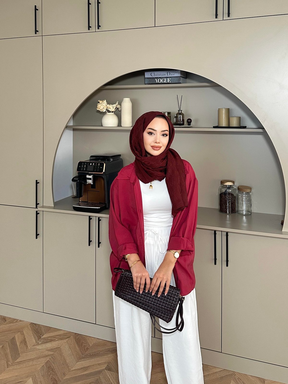 Soof Burgundy Buttoned Shirt