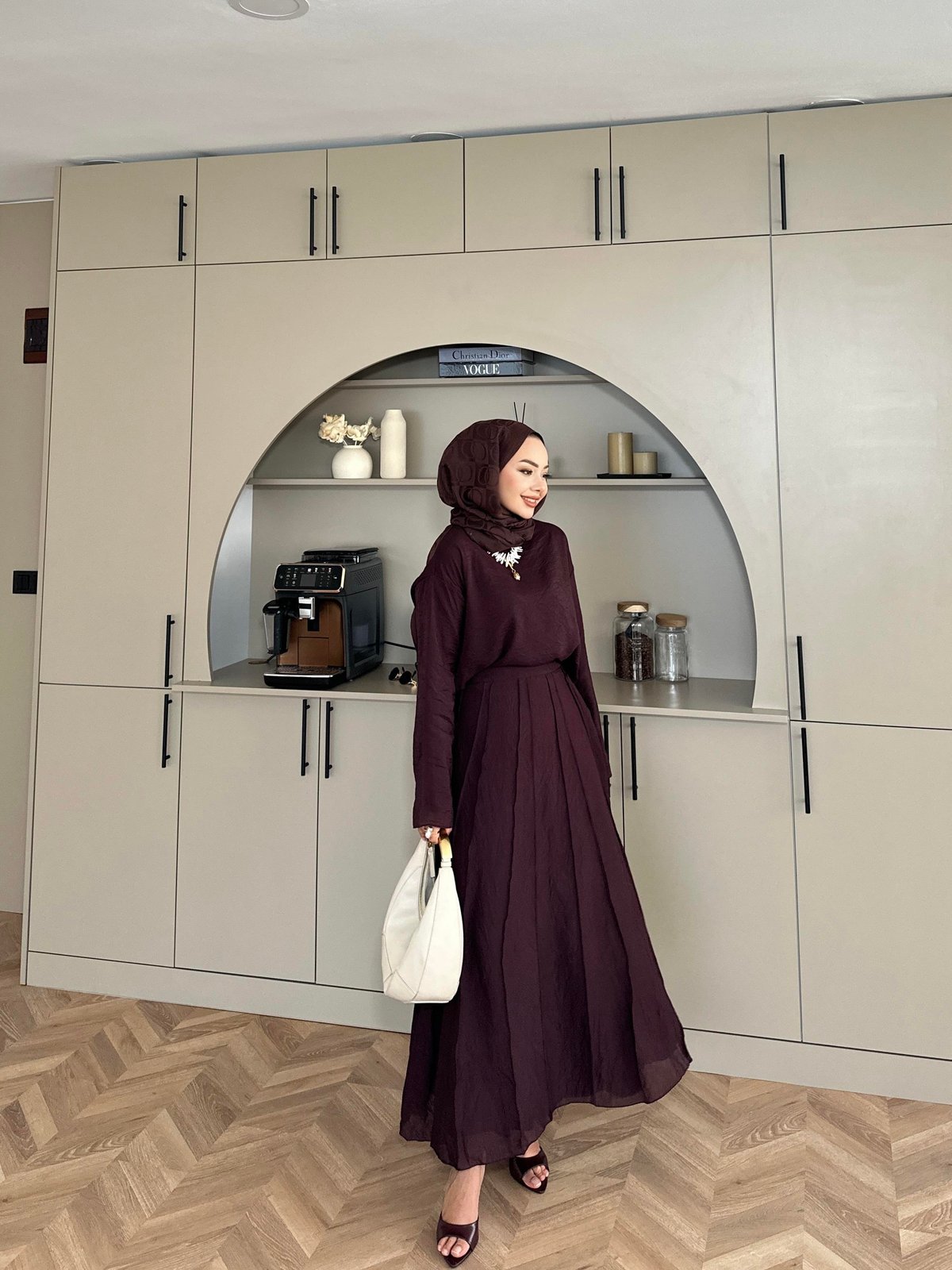 Sura Mulberry Skirt Set
