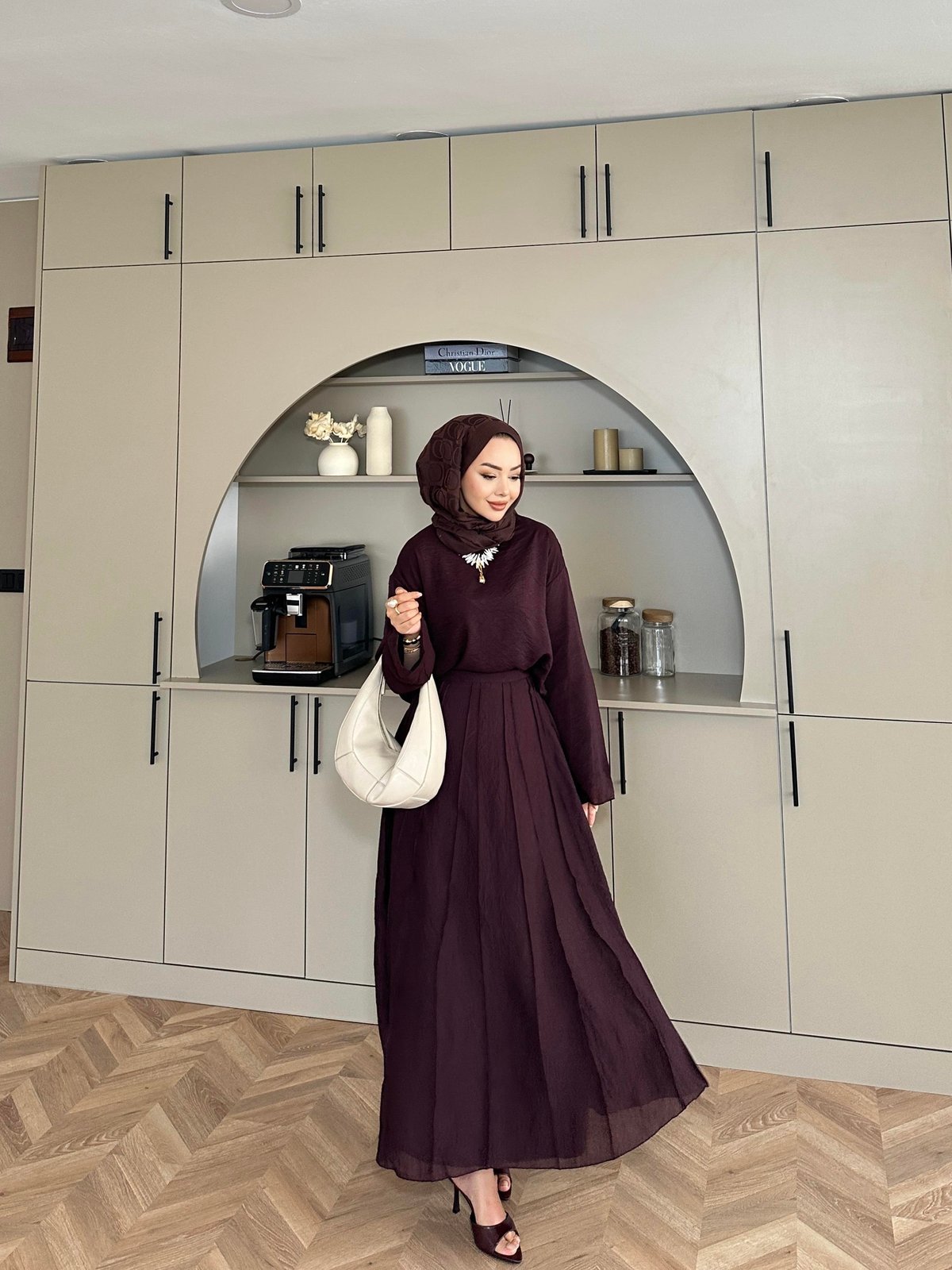 Sura Mulberry Skirt Set
