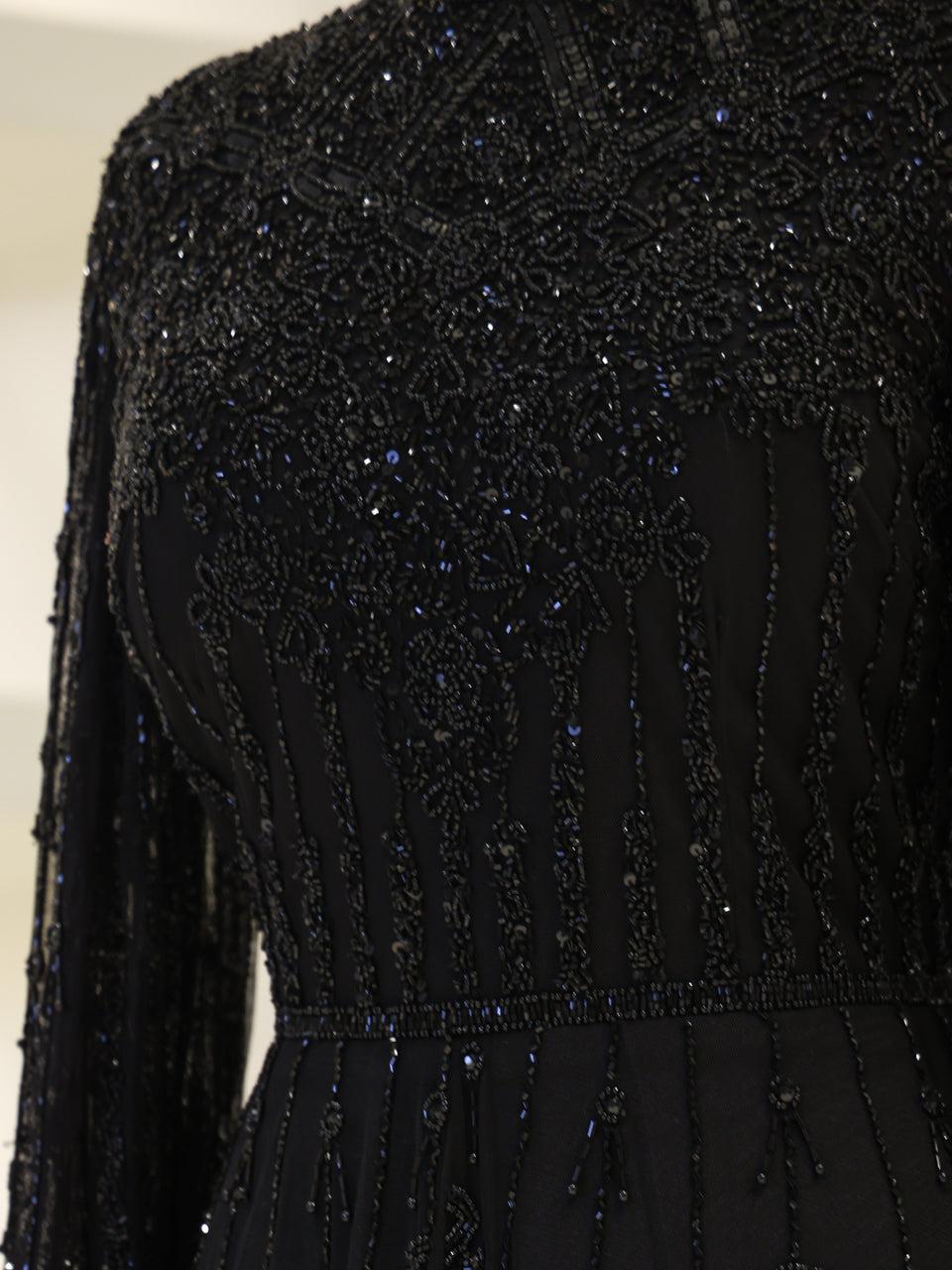Couture Layal Evening Dress - Grey - view 3
