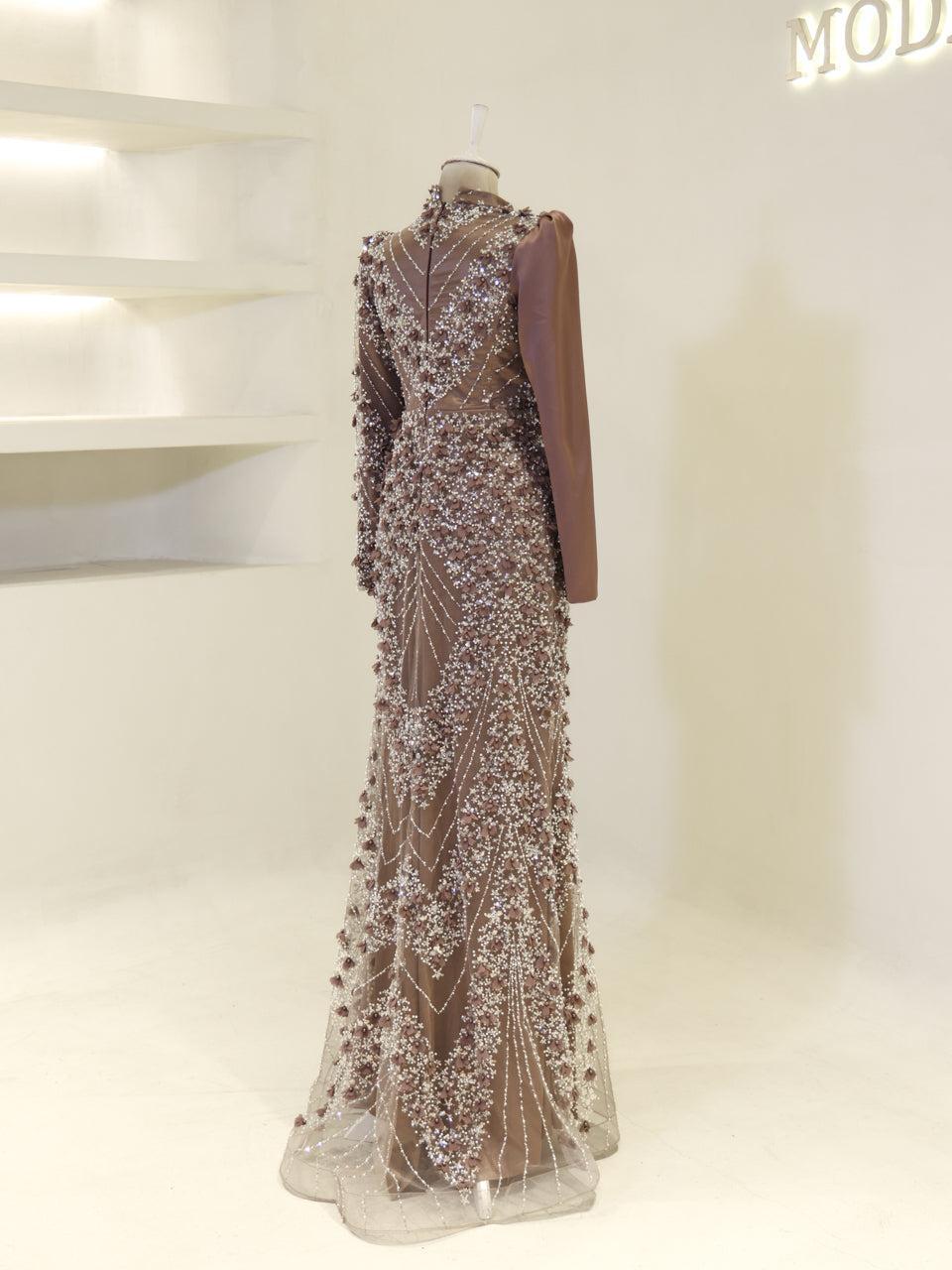 Darelia Evening Dress - Mint Green