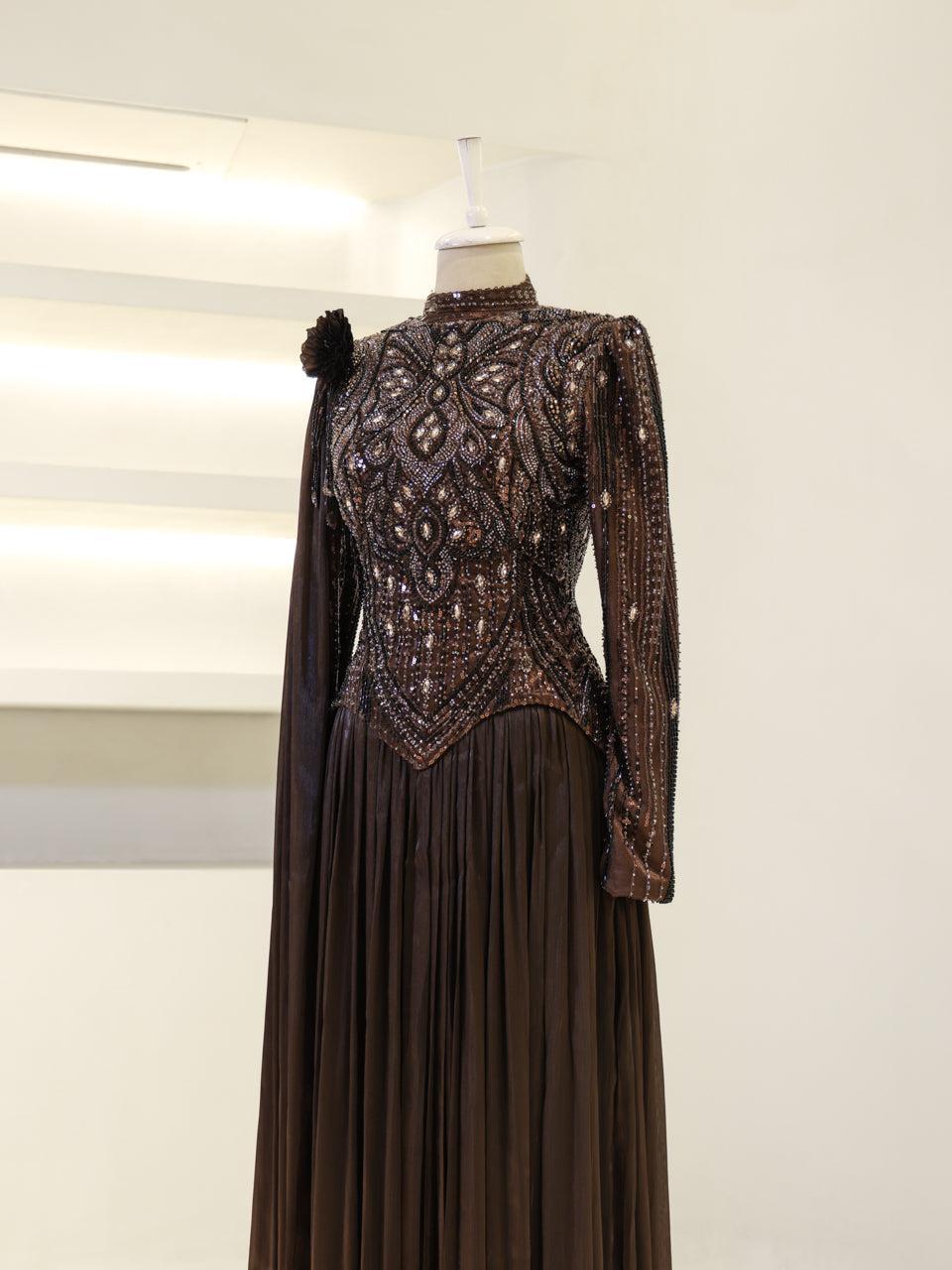 Naia Evening Dress - Black - view 3