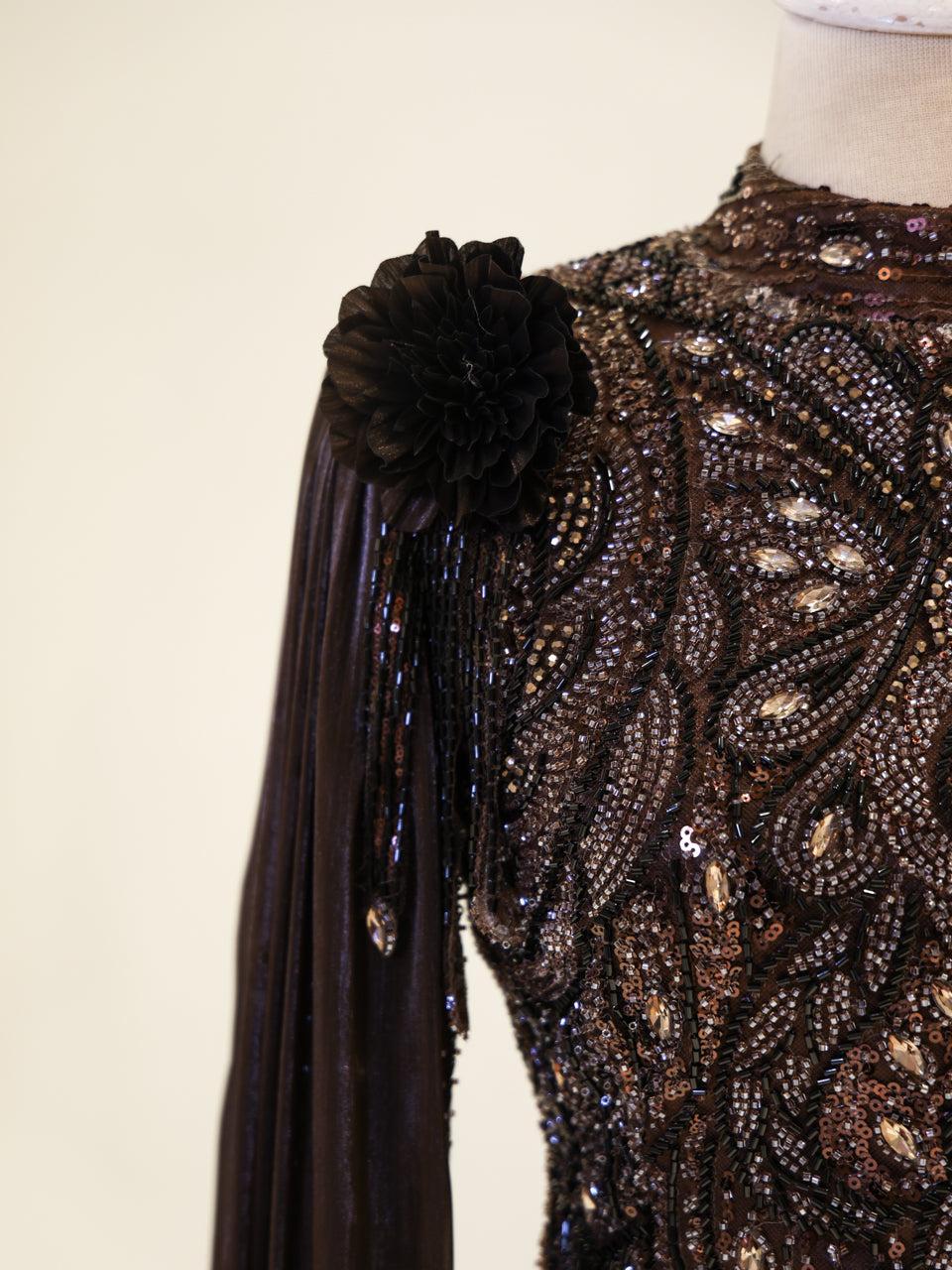 Naia Evening Dress - Black - view 4