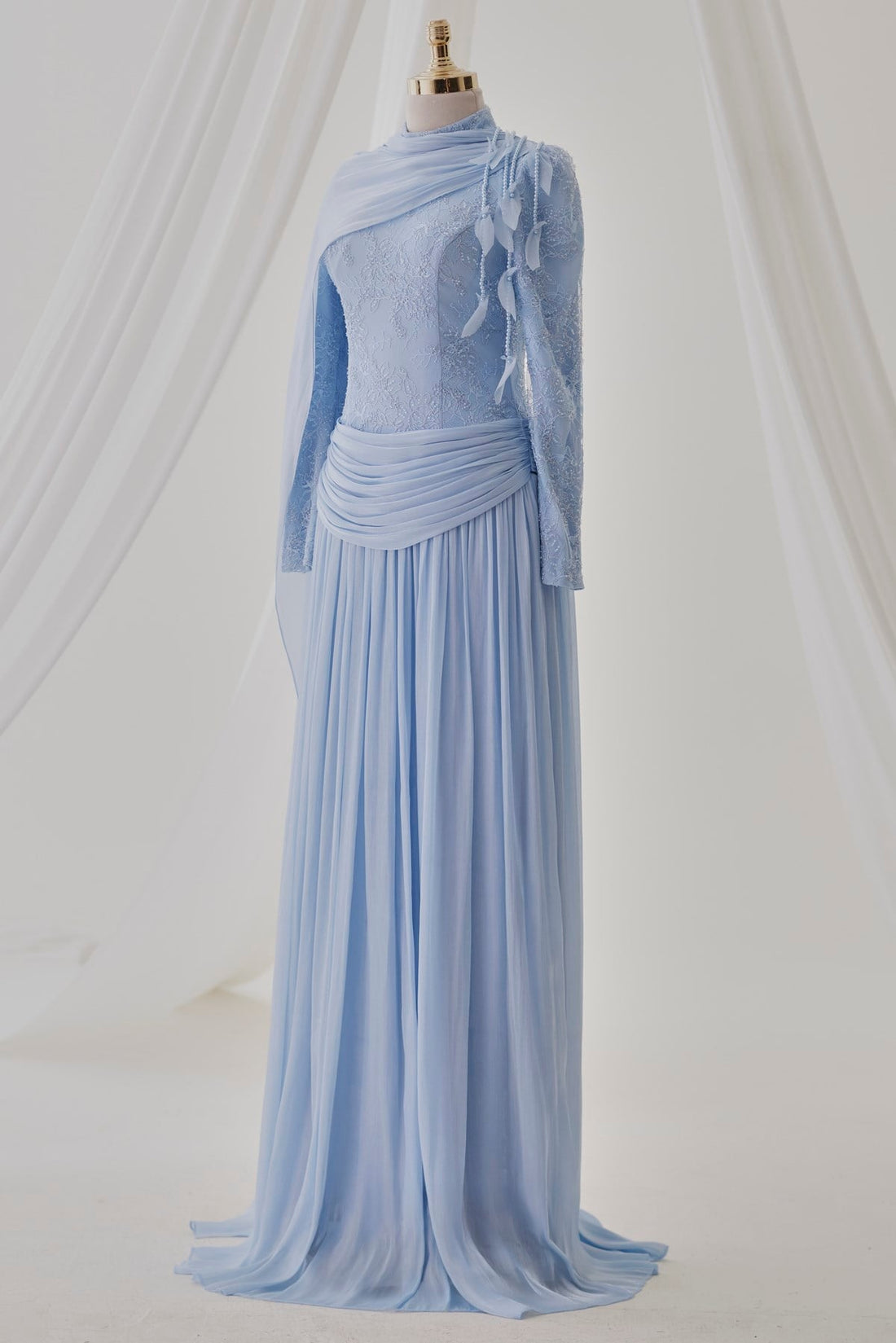 Vanessa Couture Dress in Baby Blue – image 4